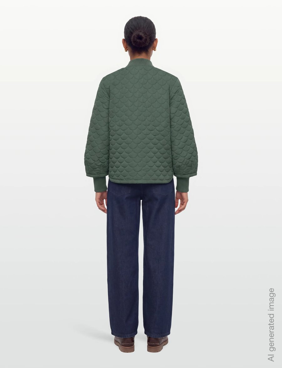 FREE/QUENT - FQBINGO-JACKET - steppjacken - dark forest - 4