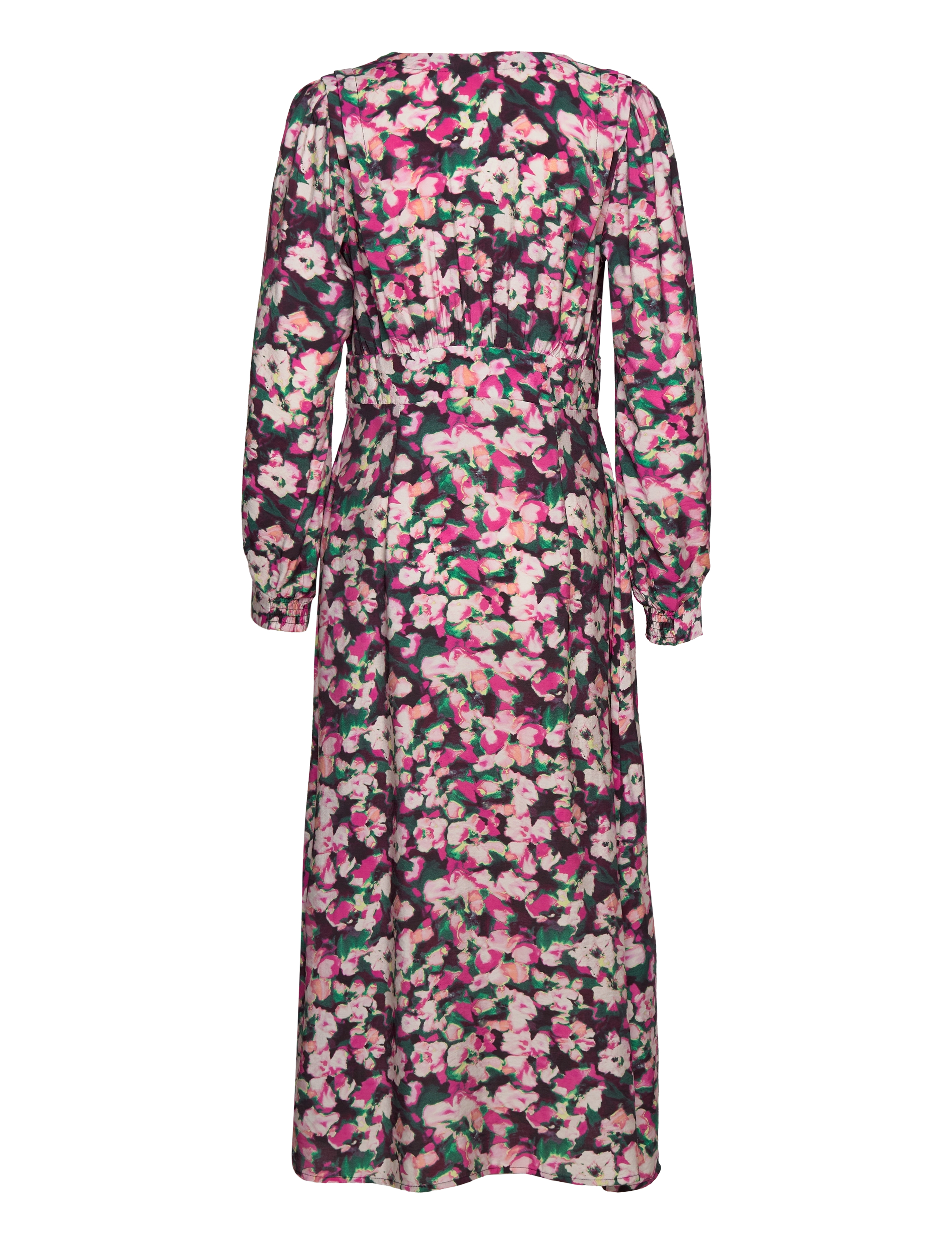 FREE/QUENT - FQCAISA-DRESS - black w. pepper green - 1