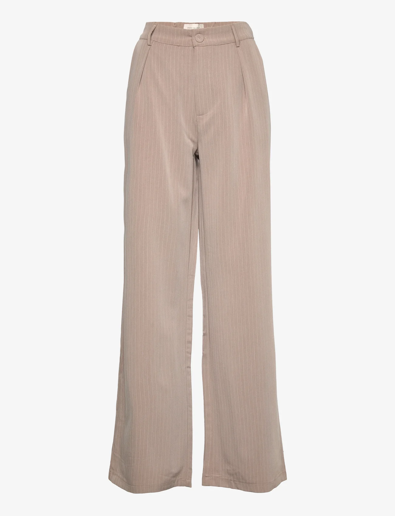 FREE/QUENT - FQKITTAY-PANT - tailored trousers - desert taupe melange - 0