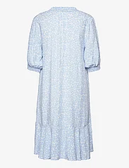 FREE/QUENT - FQADNEY-DRESS - shirt dresses - chambray blue w. off-white - 1