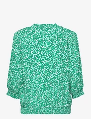 FREE/QUENT - FQADNEY-BLOUSE - long-sleeved blouses - pepper green w. off-white - 1