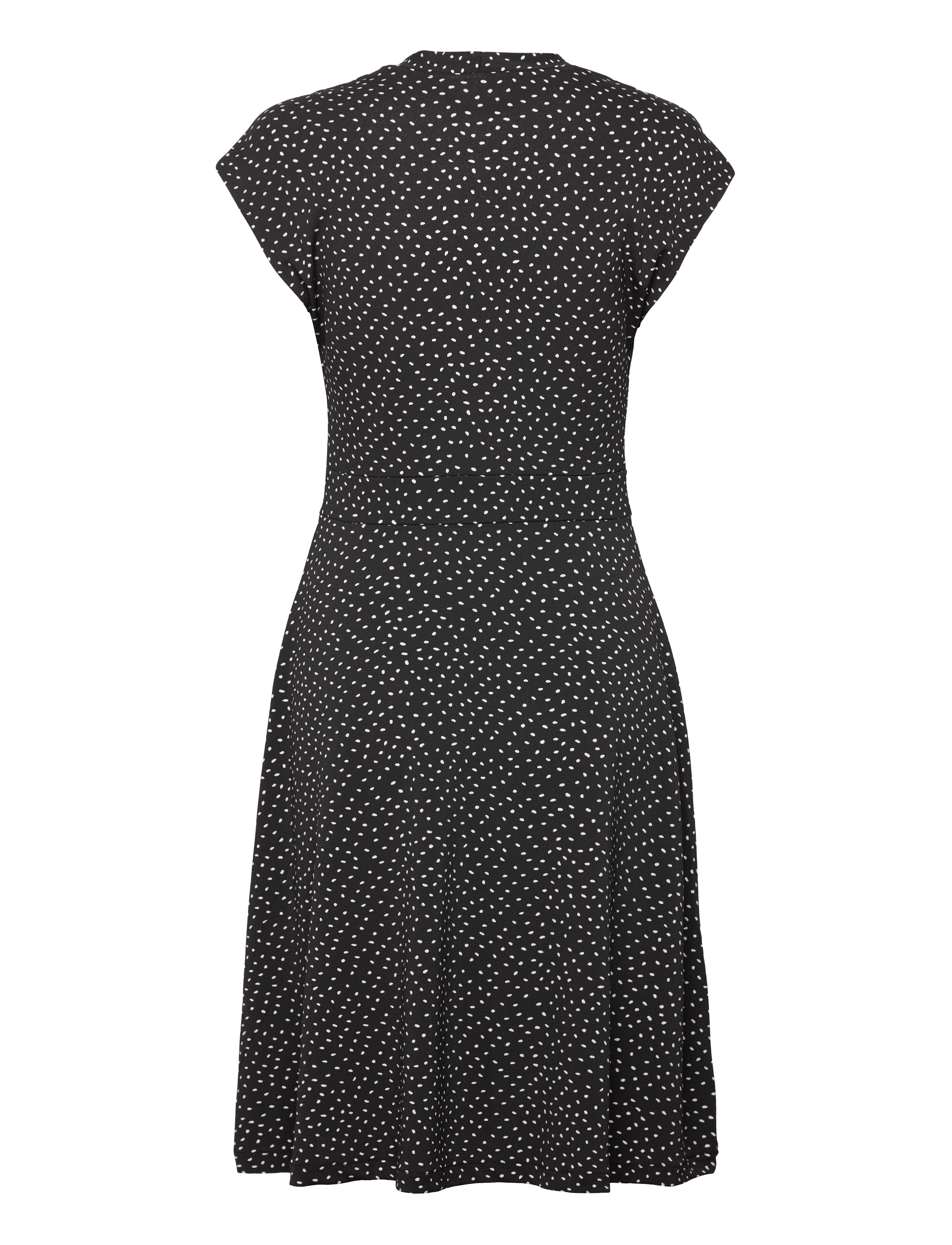 FREE/QUENT - FQYRSA-DRESS - black w. off-white - 1