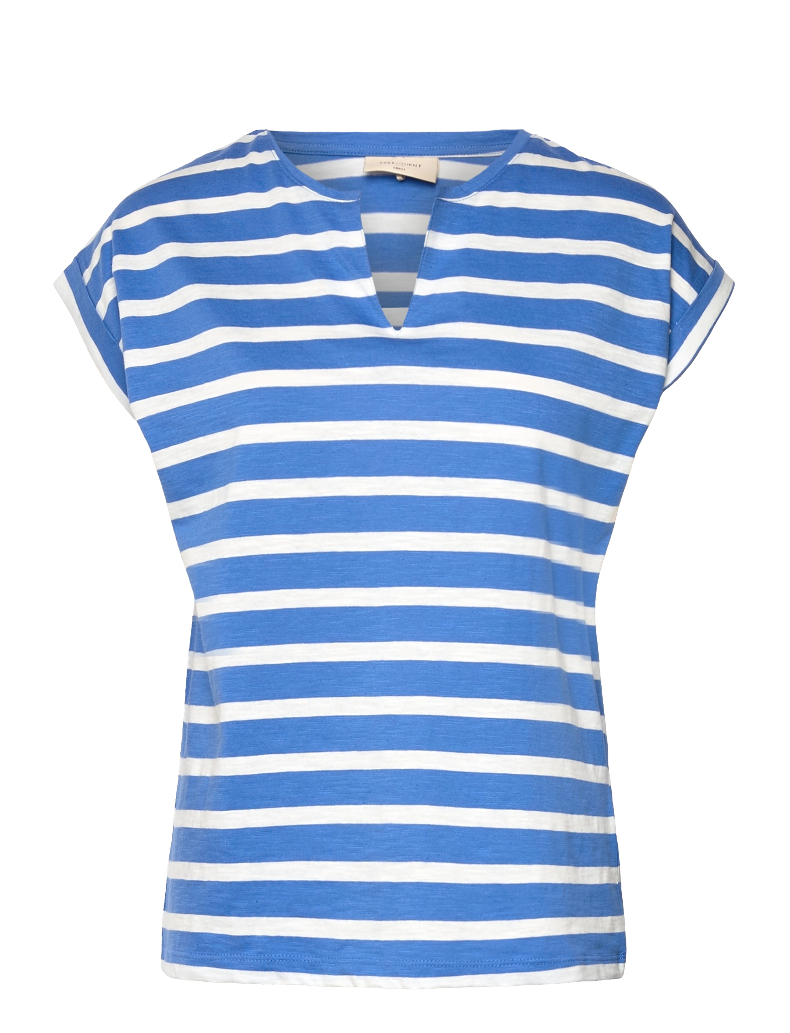 FREE/QUENT - FQVIVA-TEE - marina w. off-white - 0