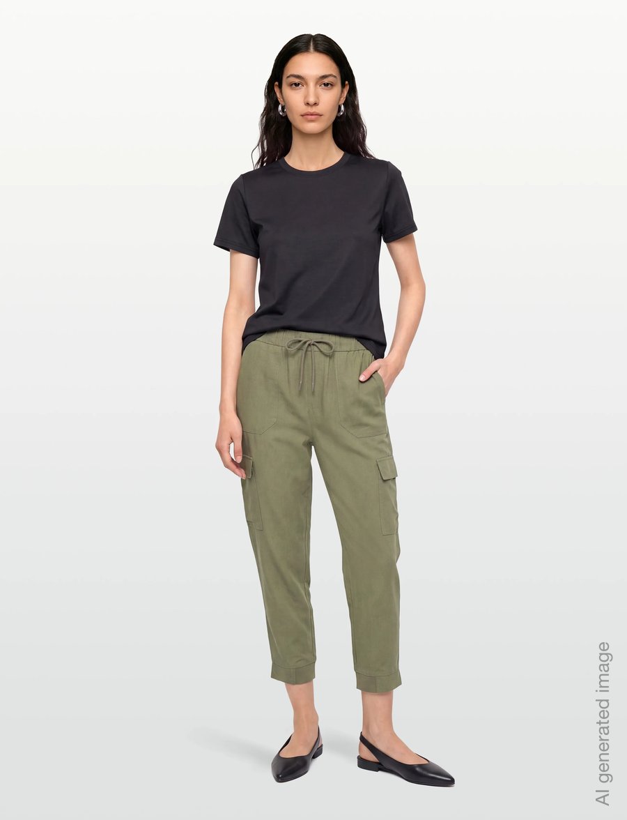 FREE/QUENT - FQLAVA-PANTS - cargo-püksid - deep lichen green - 0