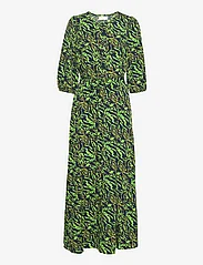 FREE/QUENT - FQLESANDRA-DRESS - ilgos suknelės - lime green w. black - 0