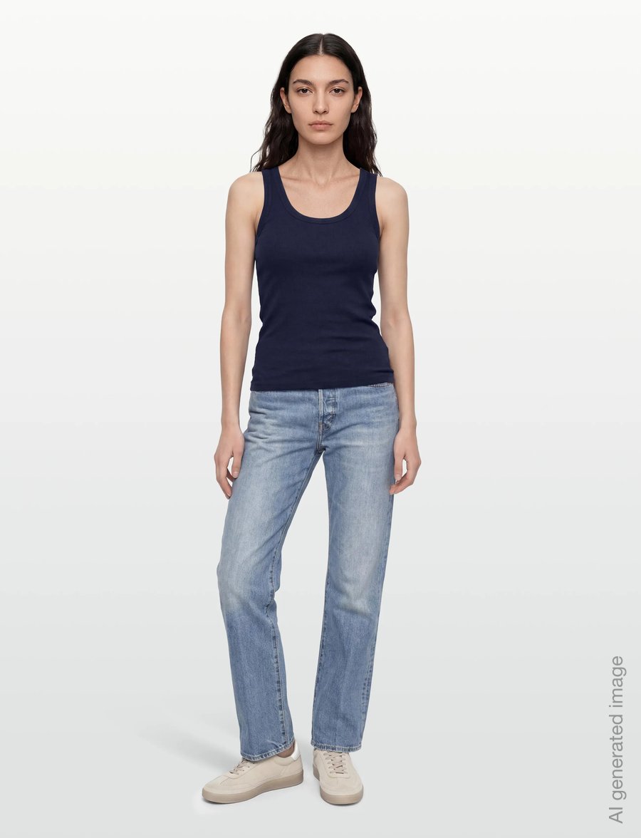FREE/QUENT - FQHI-TOP - Ärmellose tops - navy blazer - 0