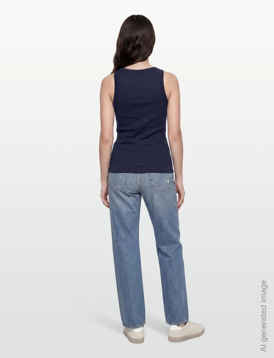 FREE/QUENT - FQHI-TOP - Ärmellose tops - navy blazer - 4