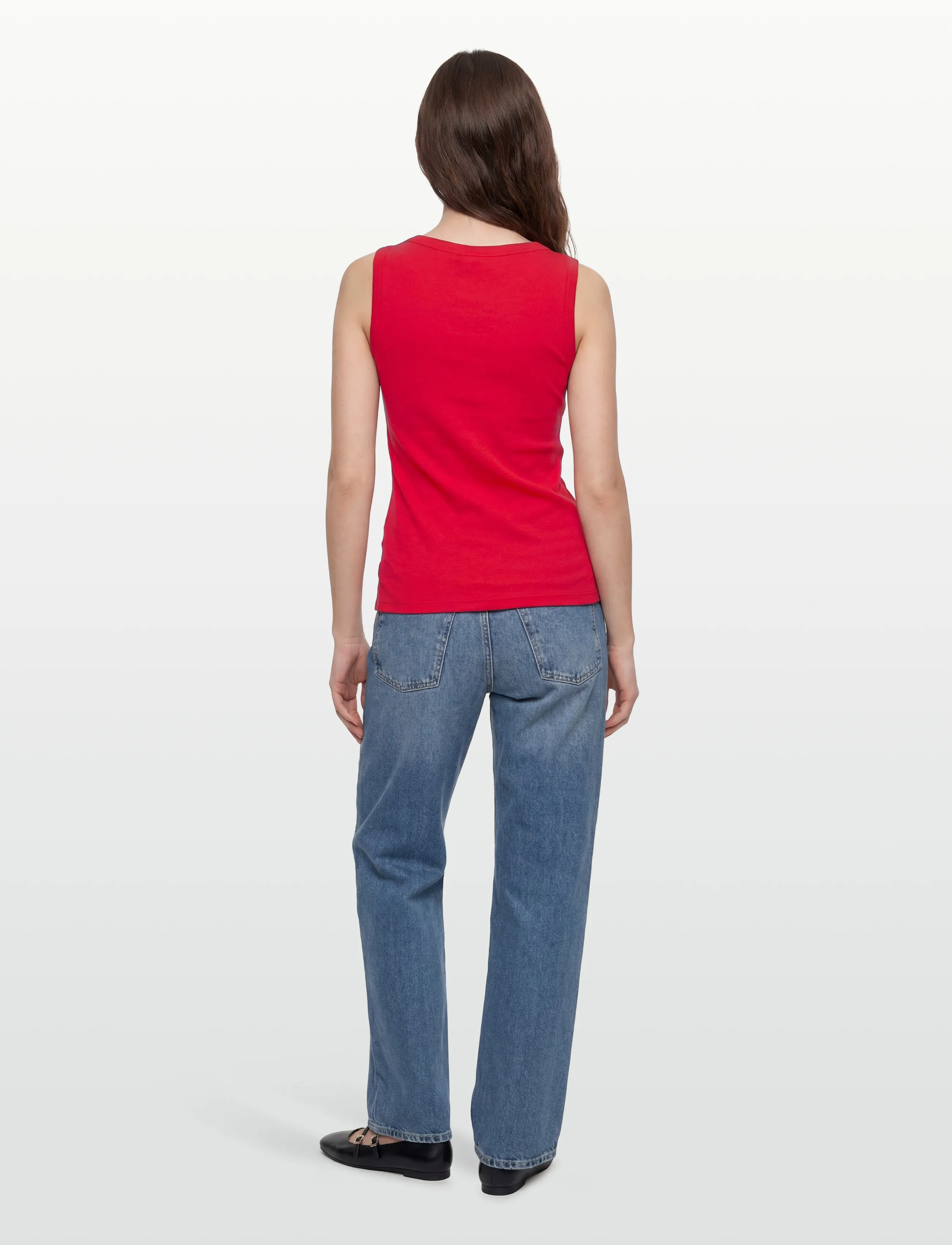 FREE/QUENT - FQHI-TOP - mouwloze tops - true red - 4