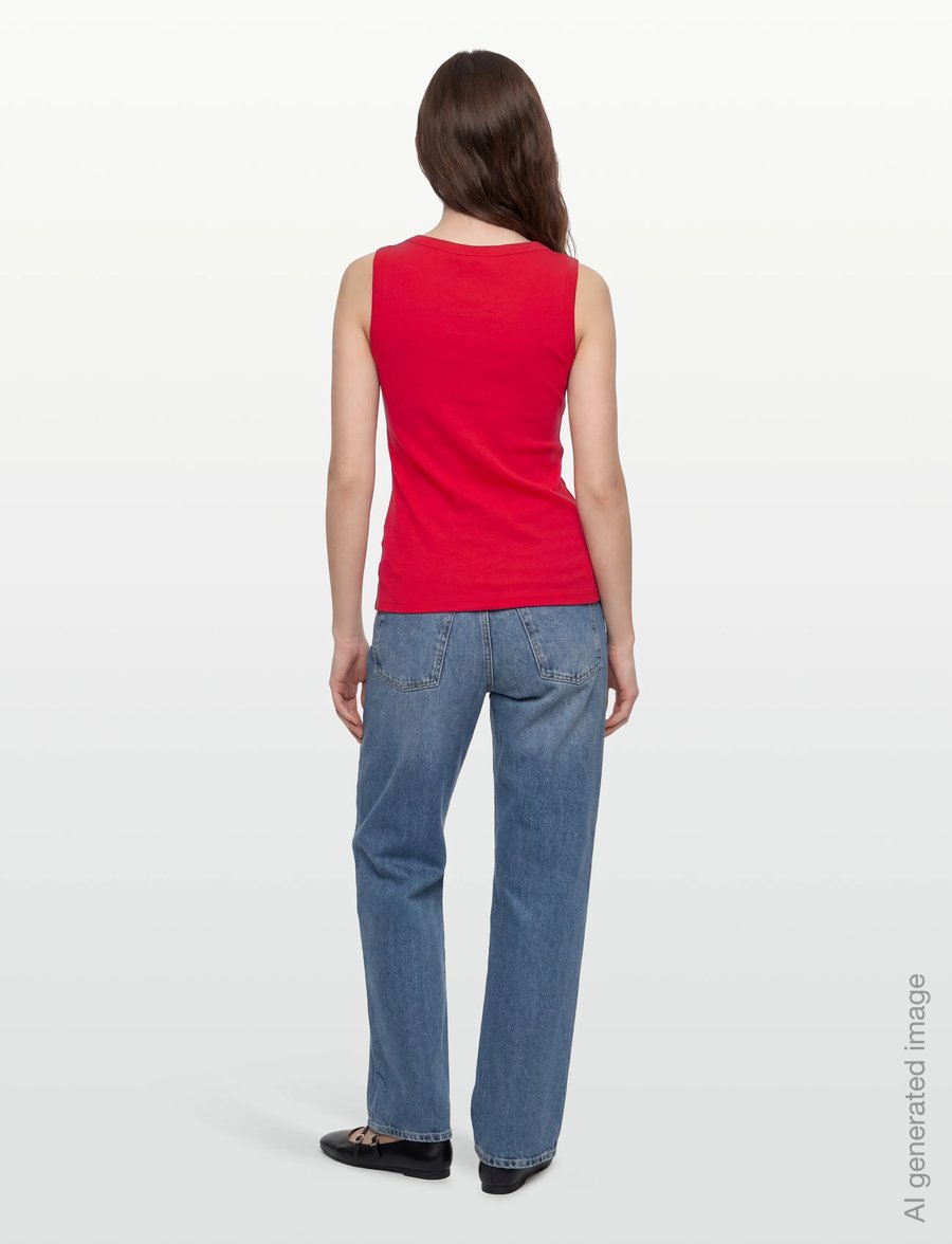 FREE/QUENT - FQHI-TOP - Ärmellose tops - true red - 4
