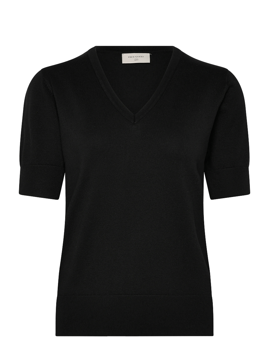 FREE/QUENT - FQKATIE-PULLOVER - stickade tröjor - black - 0