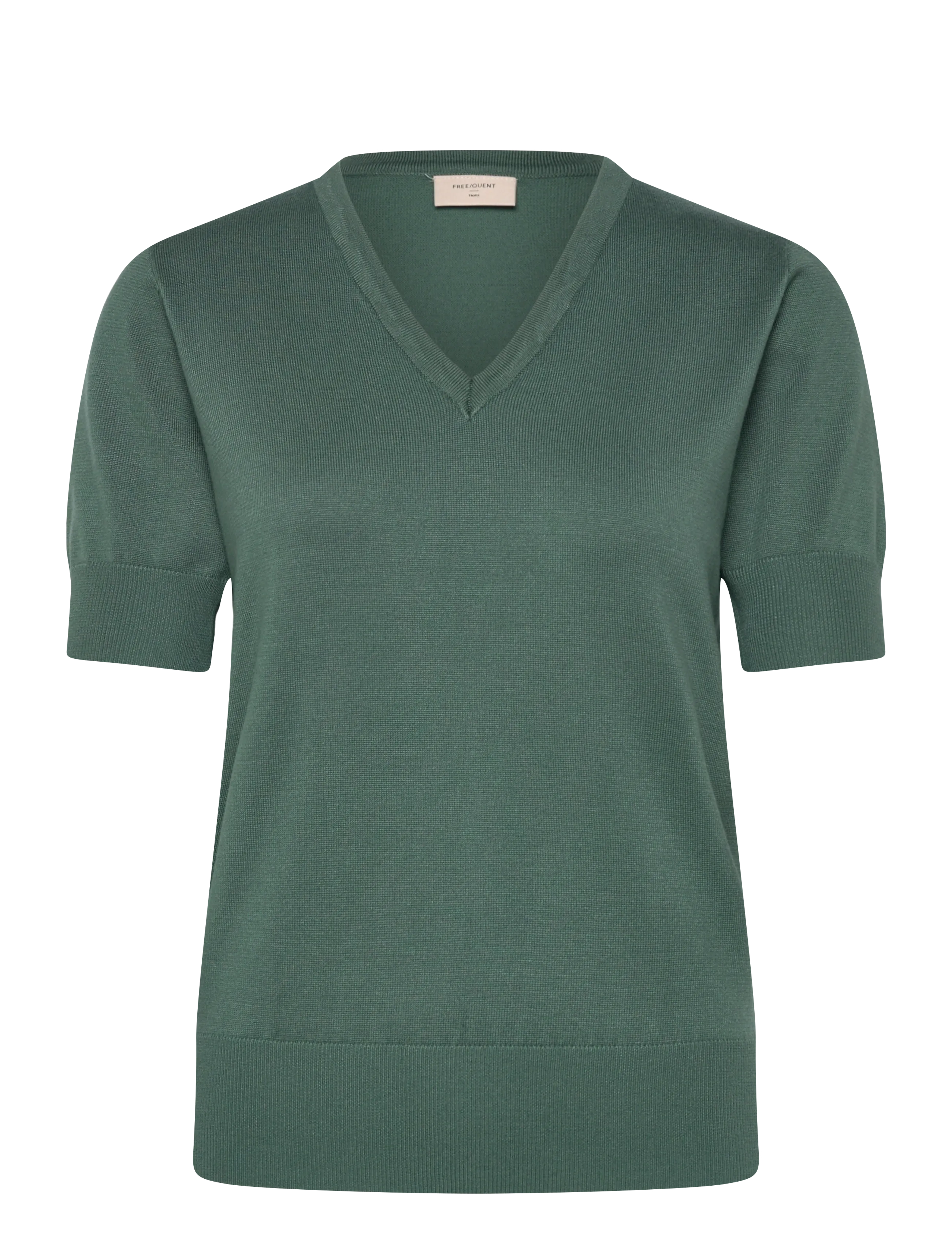 FREE/QUENT FQKATIE-PULLOVER - Stickade tröjor - DARK FOREST / khaki/green
