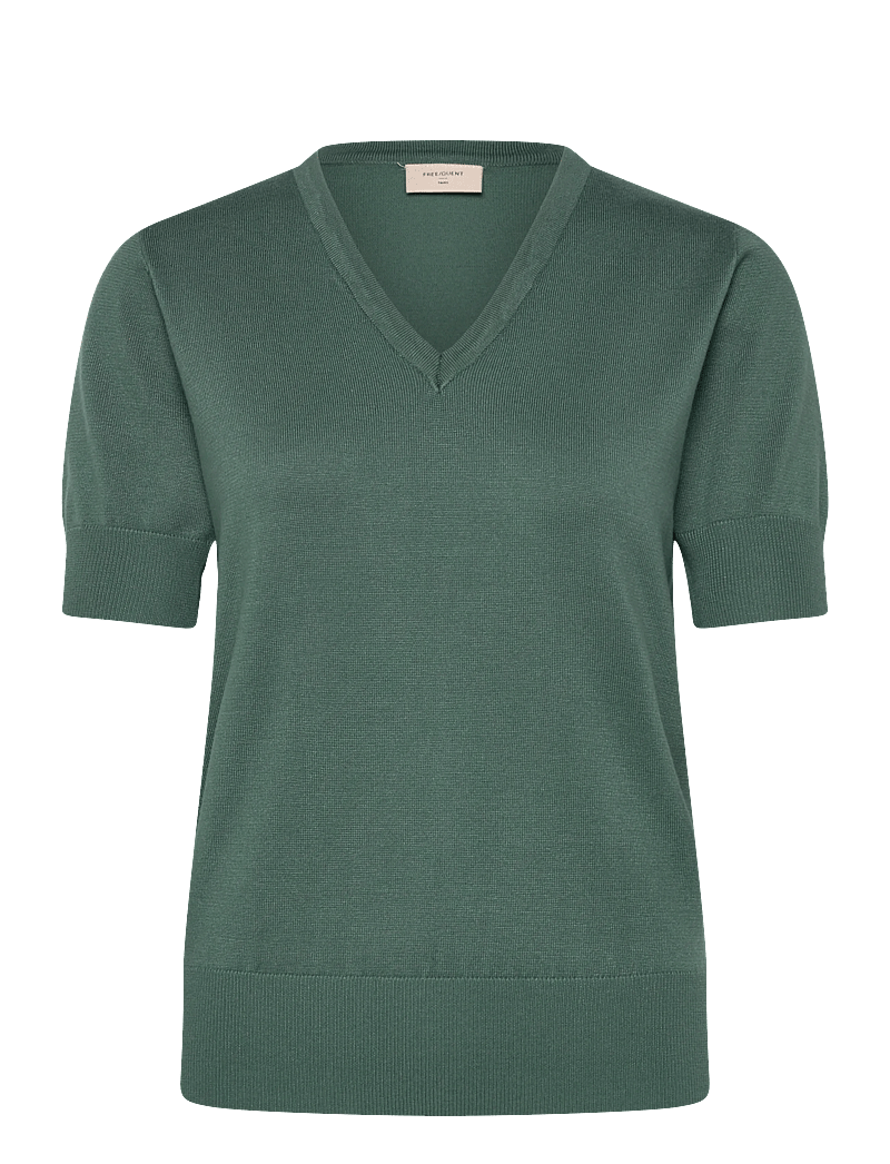 FREE/QUENT - FQKATIE-PULLOVER - striktrøjer - dark forest - 0
