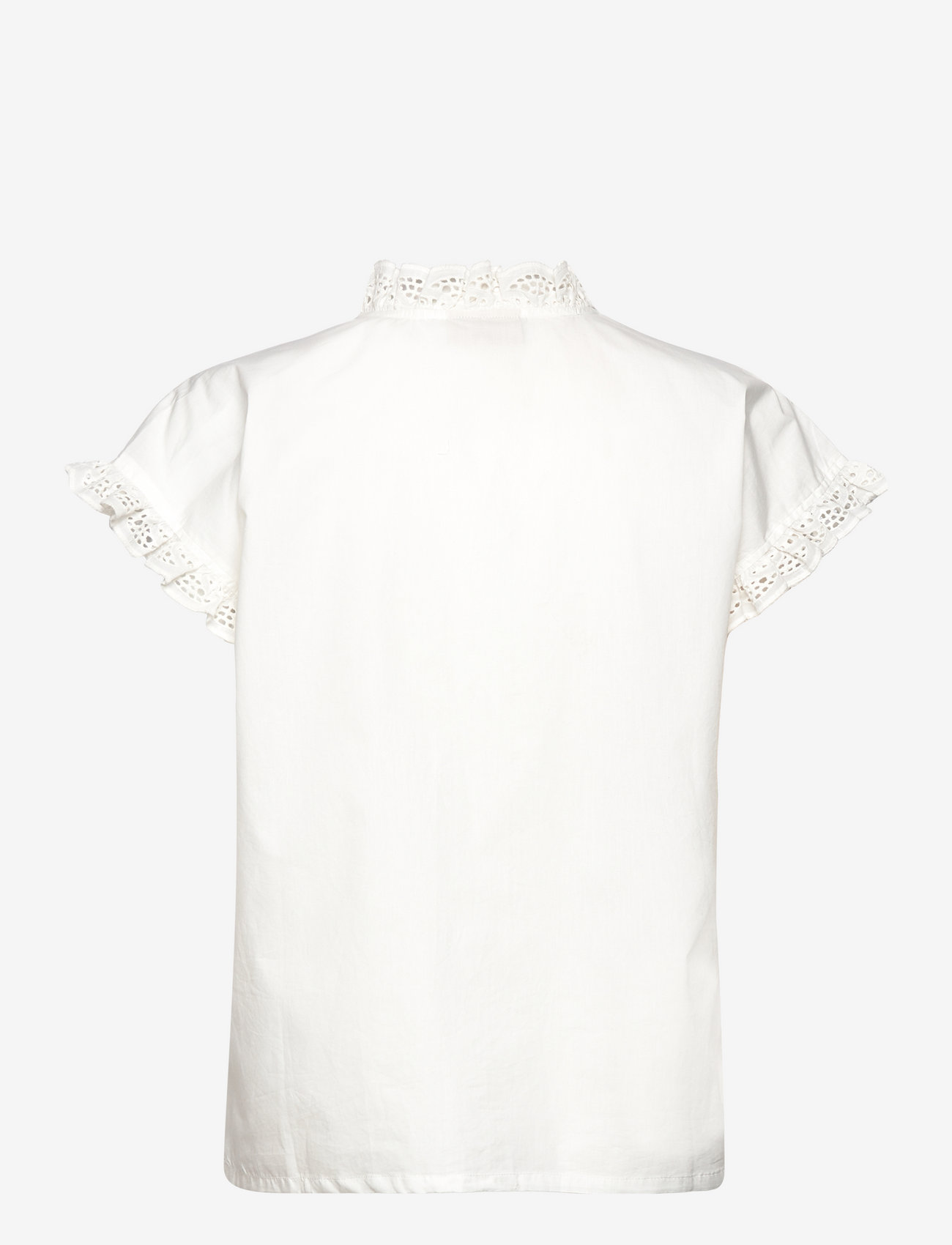 FREE/QUENT - Blouse - kurzämlige blusen - off-white - 1