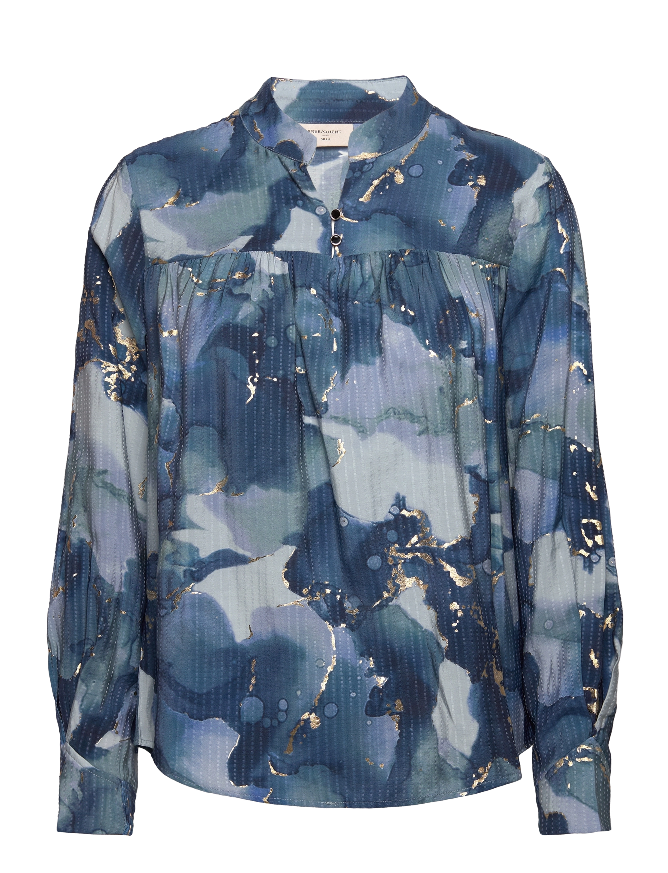 FREE/QUENT - FQNORMA-BLOUSE - black w. blue iolite - 0