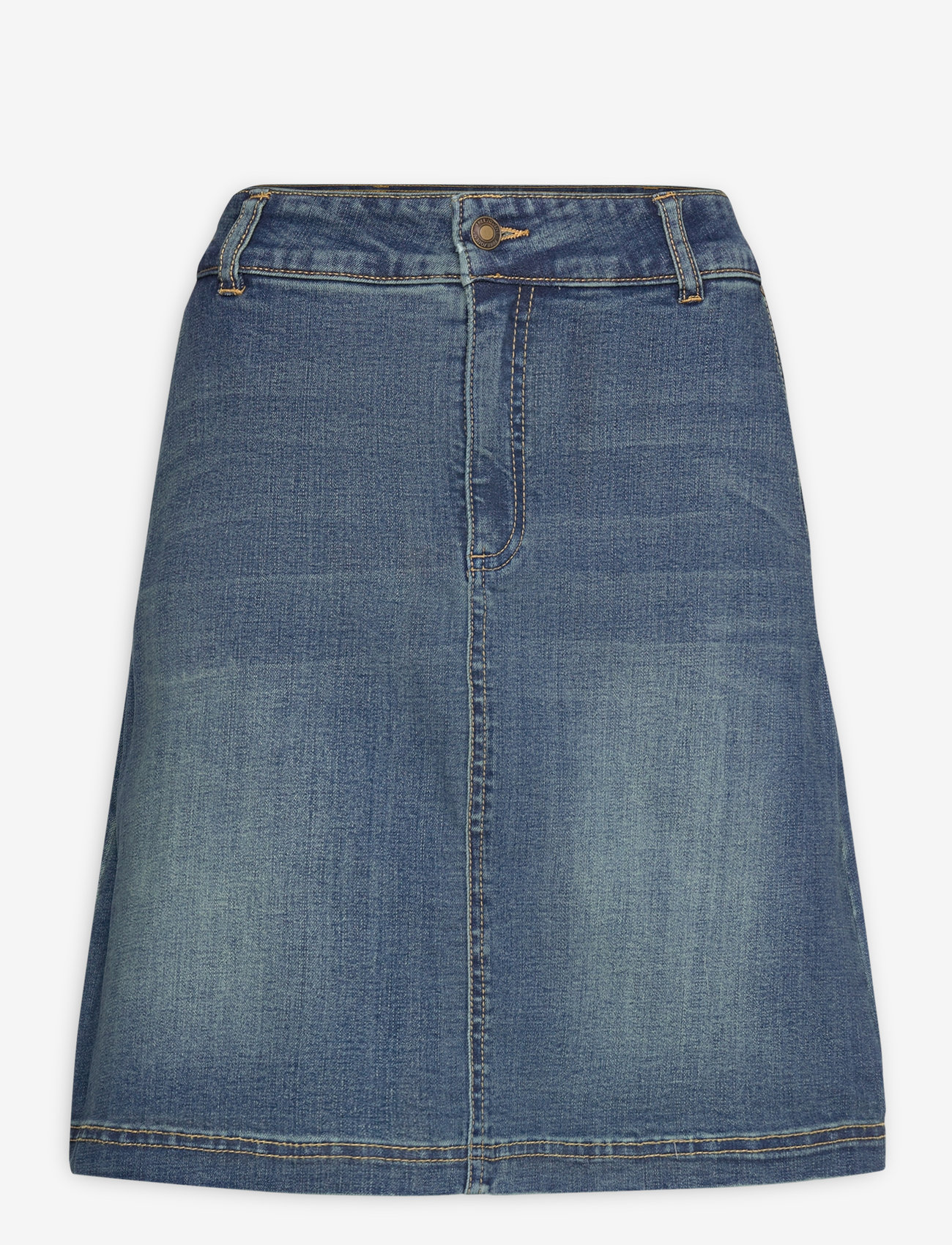 FREE/QUENT - FQHARLOW-SKIRT - korta kjolar - medium blue denim - 1