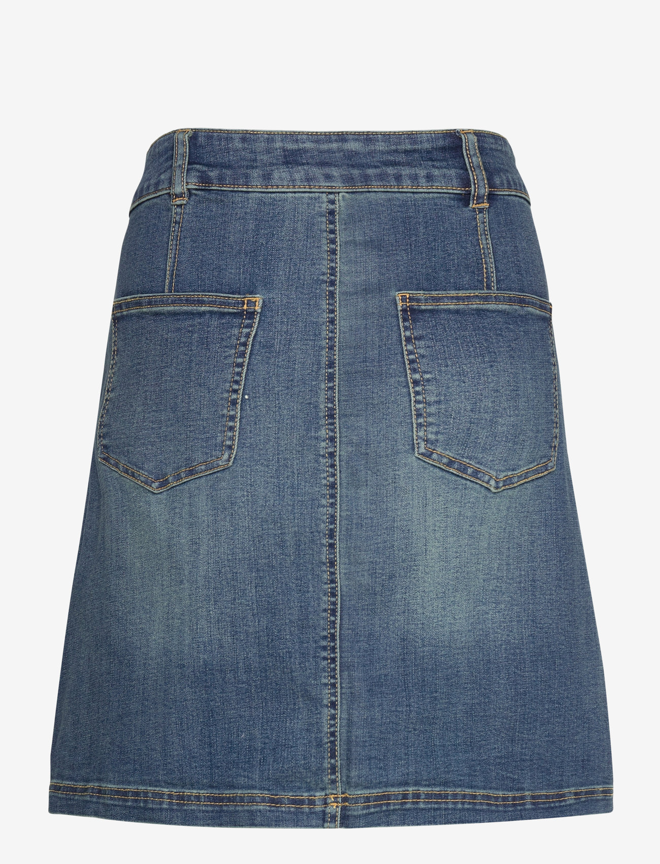 FREE/QUENT - FQHARLOW-SKIRT - korta kjolar - medium blue denim - 2