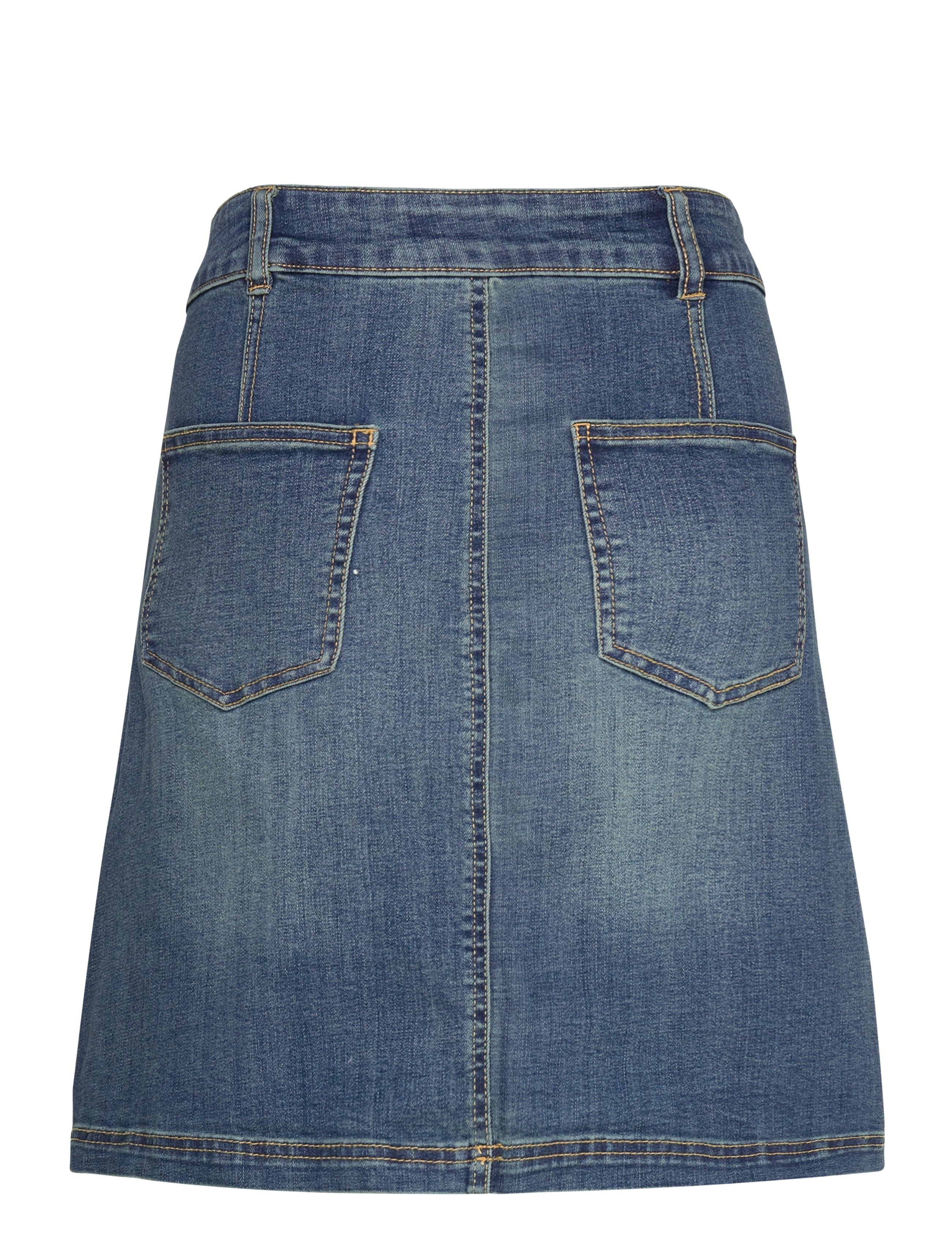 FREE/QUENT - FQHARLOW-SKIRT - korte nederdele - medium blue denim - 2
