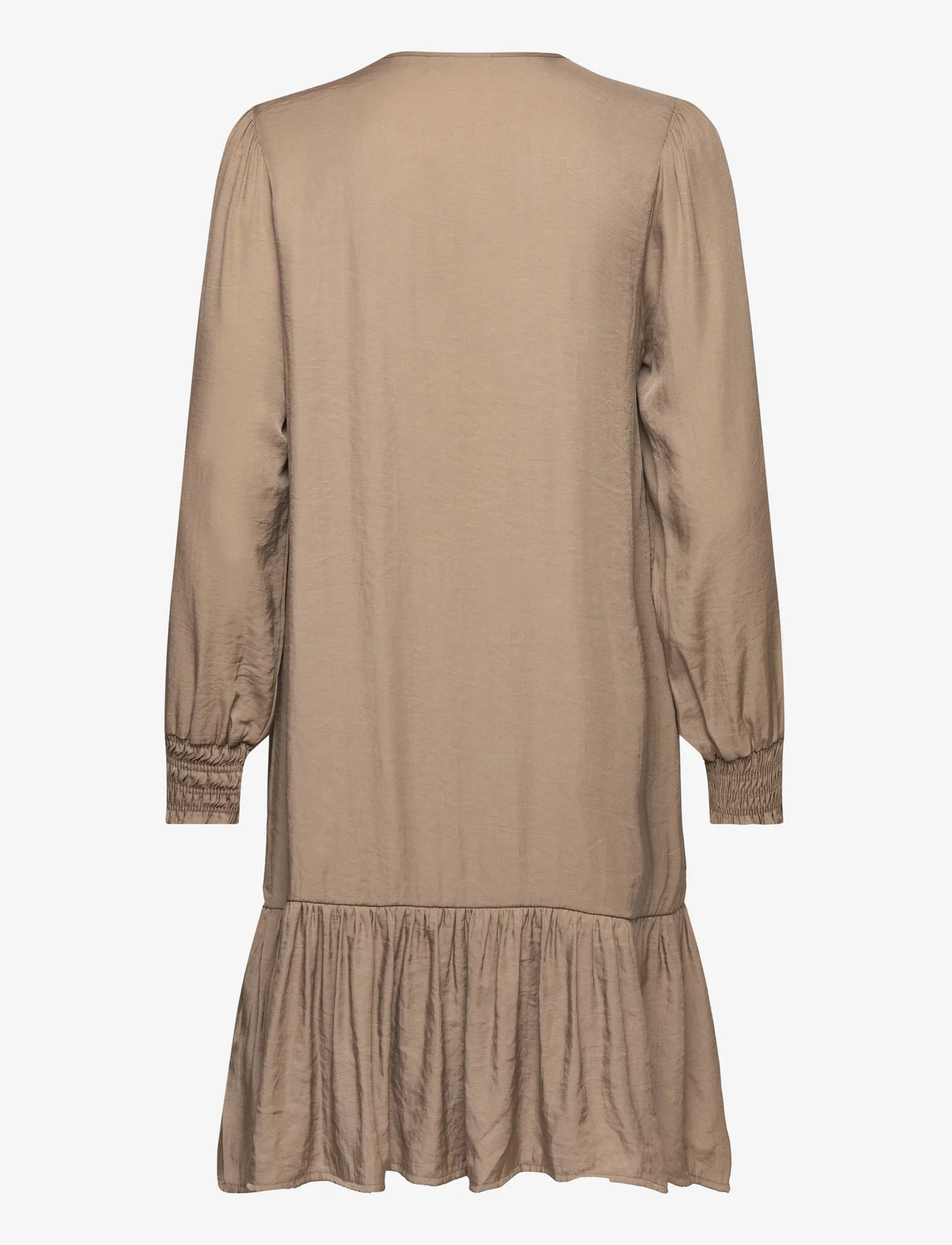 FREE/QUENT - FQLOU-DRESS - midi dresses - desert taupe - 1