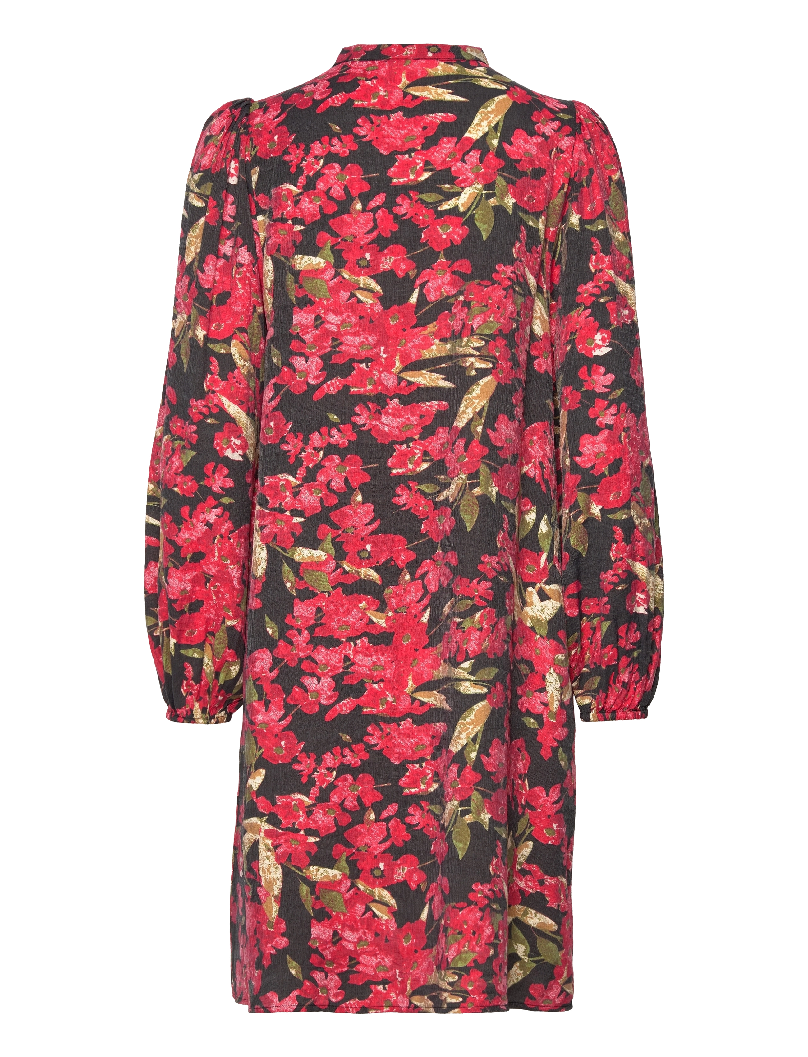 FREE/QUENT - FQTUALIPA-DRESS - black w. rococco red - 1