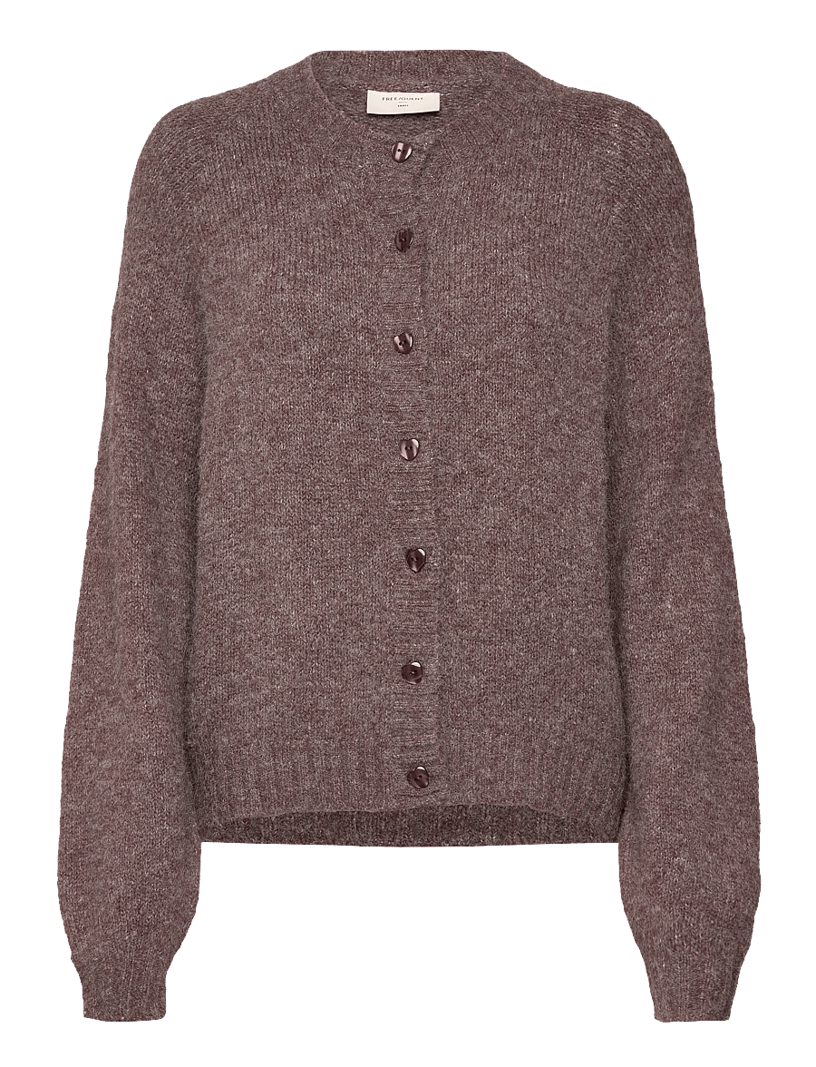 FREE/QUENT - FQLOUISA-CAR - cardigans - coffee bean melange - 1