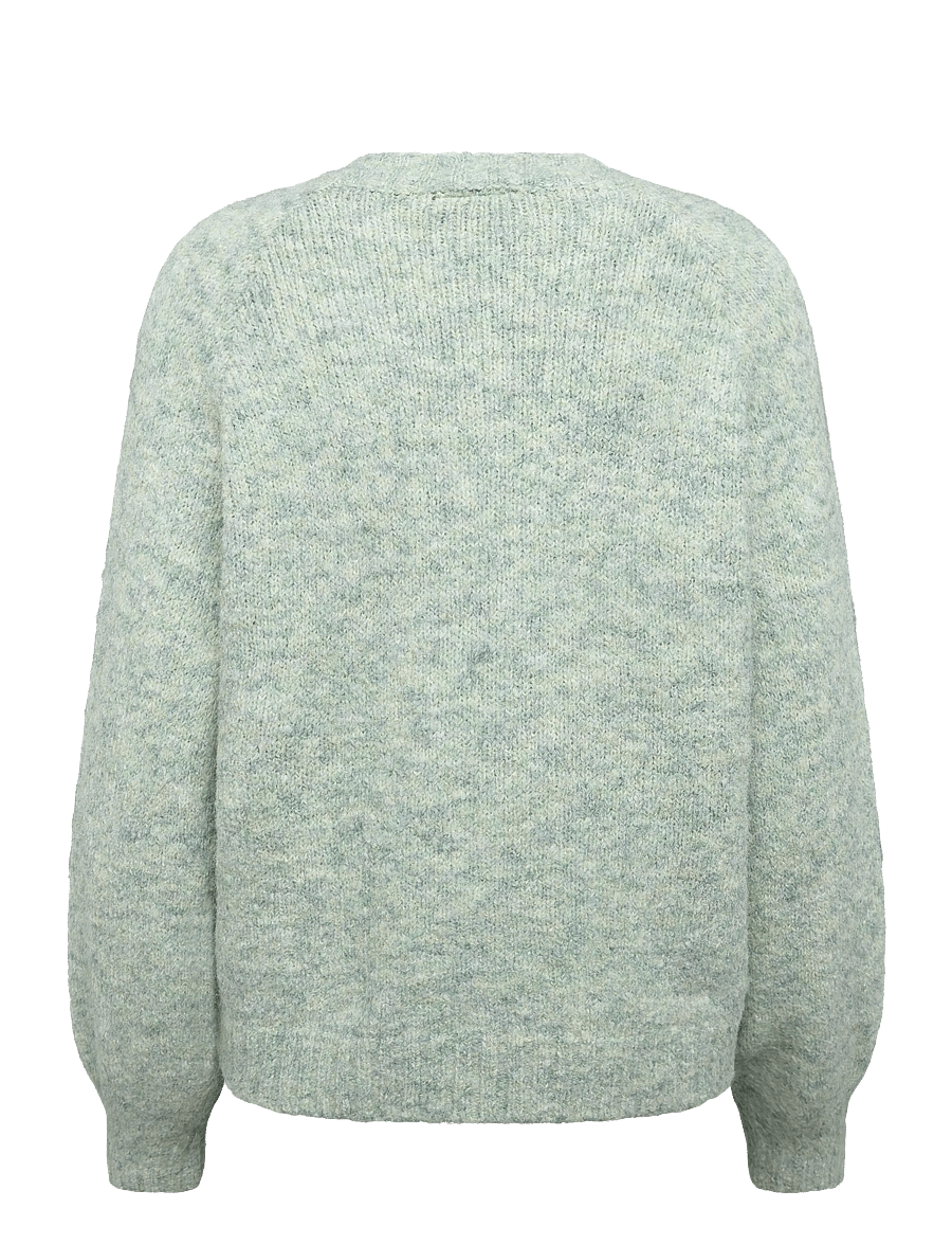 FREE/QUENT - FQLOUISA-CAR - strickjacken - iceberg green melange - 1