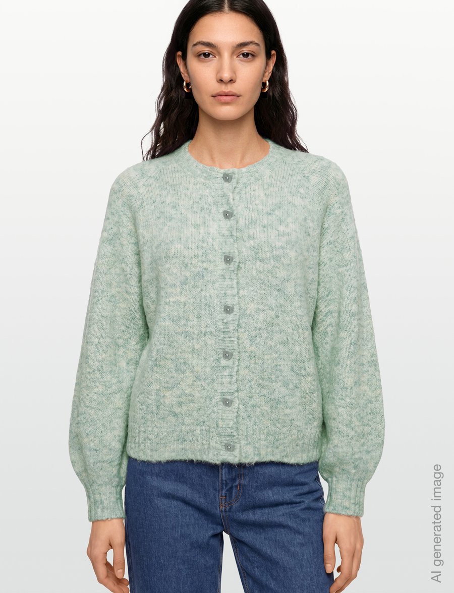 FREE/QUENT - FQLOUISA-CAR - kardiganid - iceberg green melange - 3