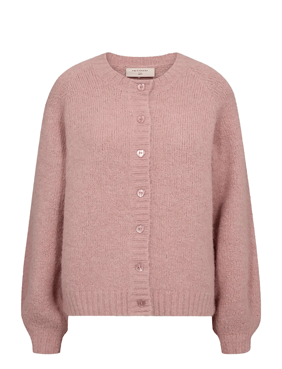FREE/QUENT - FQLOUISA-CAR - cardigans - pale mauve melange - 0