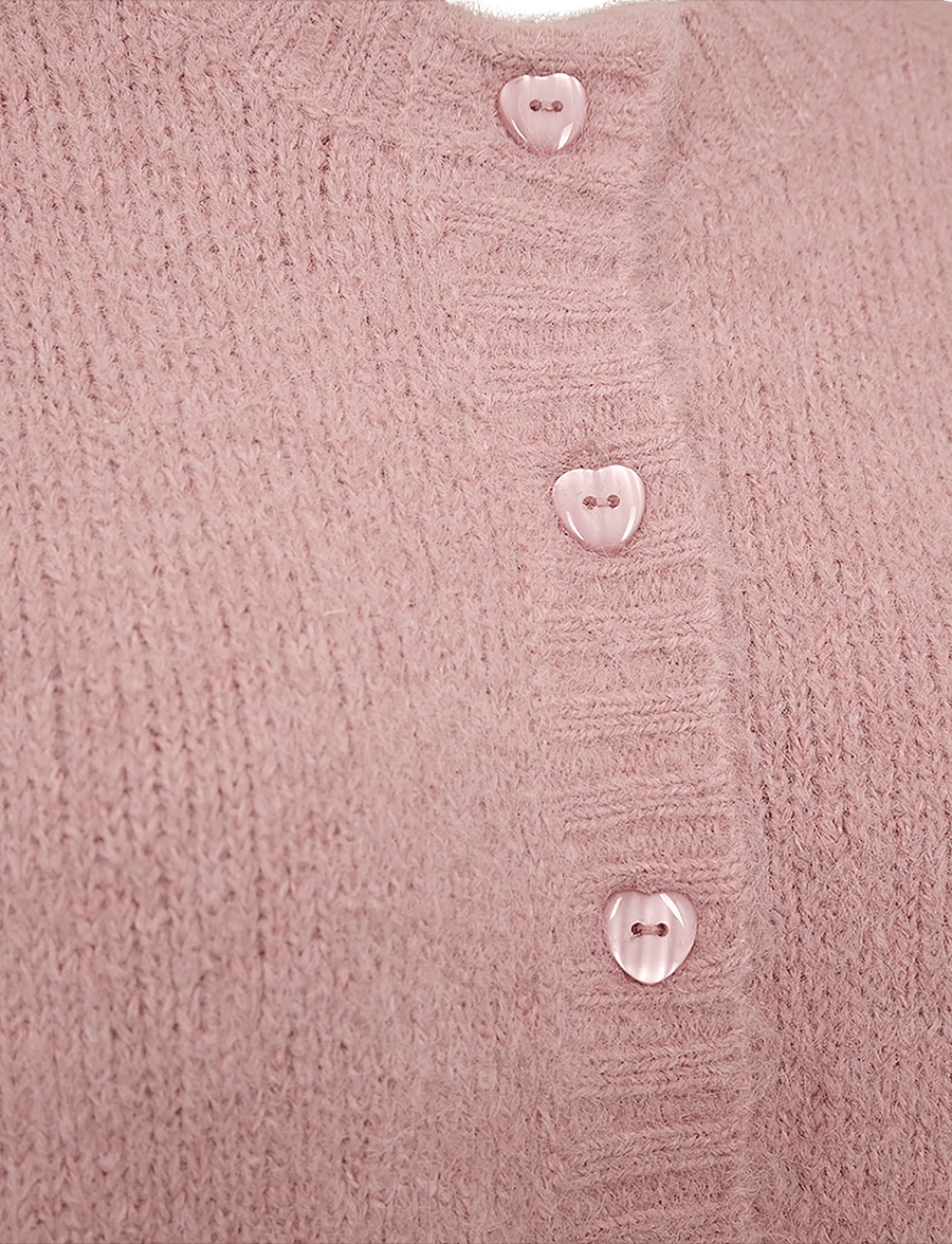 FREE/QUENT - FQLOUISA-CAR - cardigans - pale mauve melange - 2