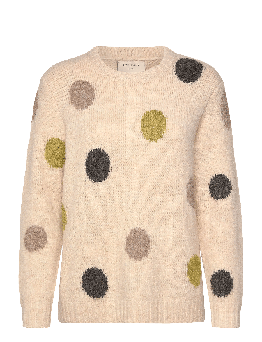 FREE/QUENT - FQLOUISA-PULLOVER - pullover - moonbeam mel w a. bronze mel - 1