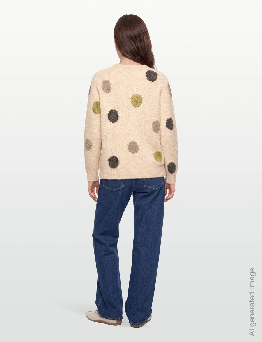FREE/QUENT - FQLOUISA-PULLOVER - pullover - moonbeam mel w a. bronze mel - 4