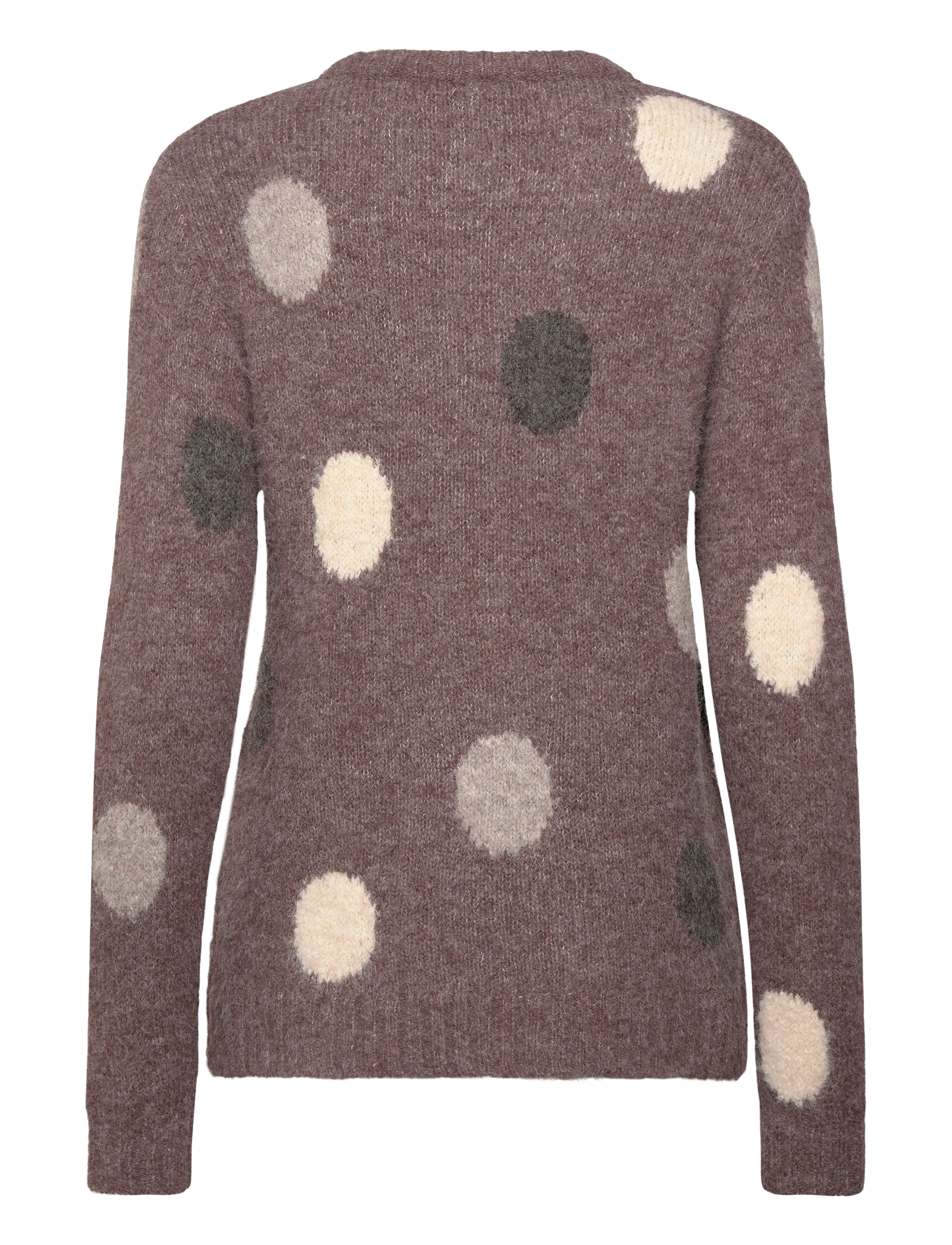 FREE/QUENT - Pullover  - trøjer - coffee bean mel w moonb mel - 1