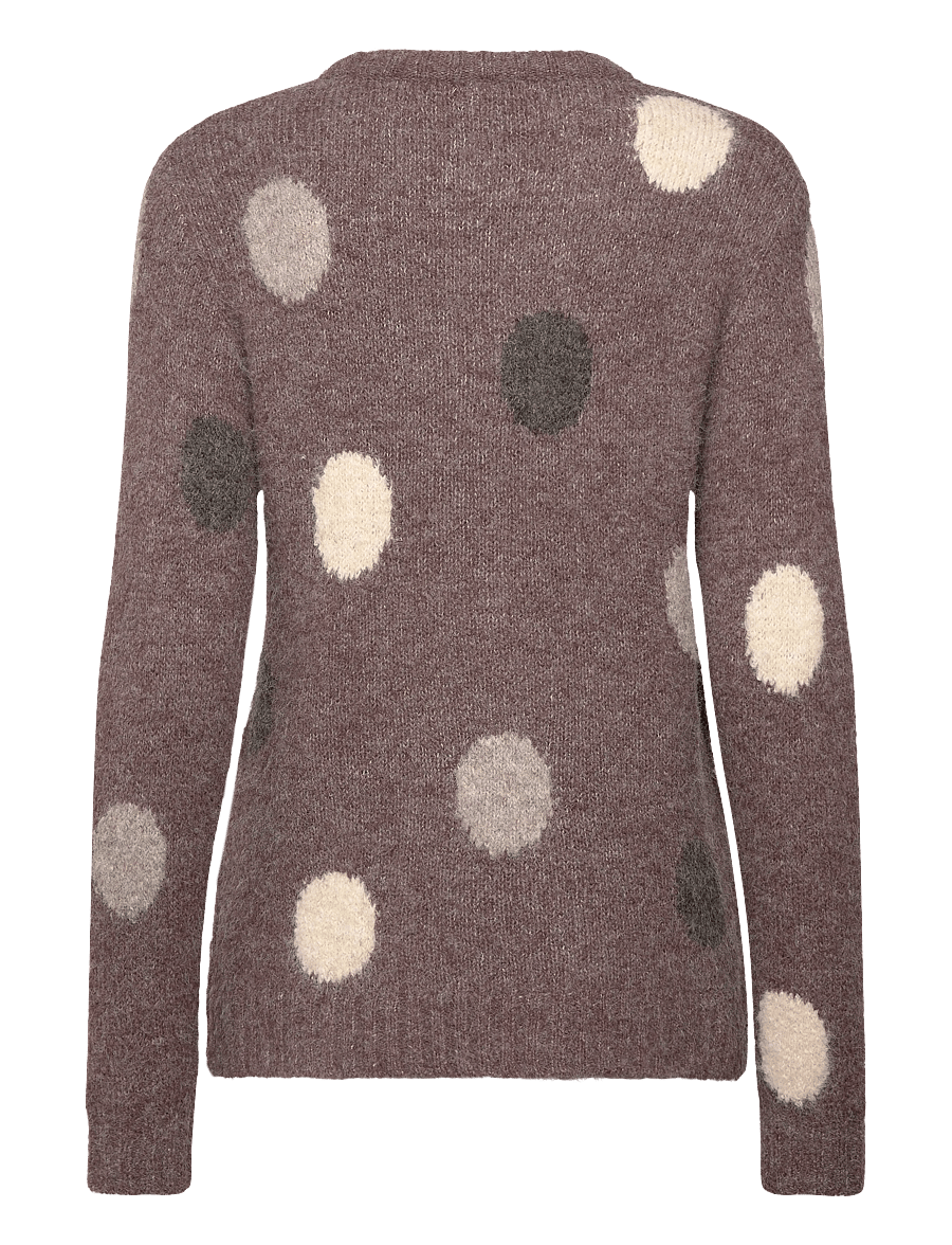 FREE/QUENT - Pullover - kampsunid - coffee bean mel w moonb mel - 2