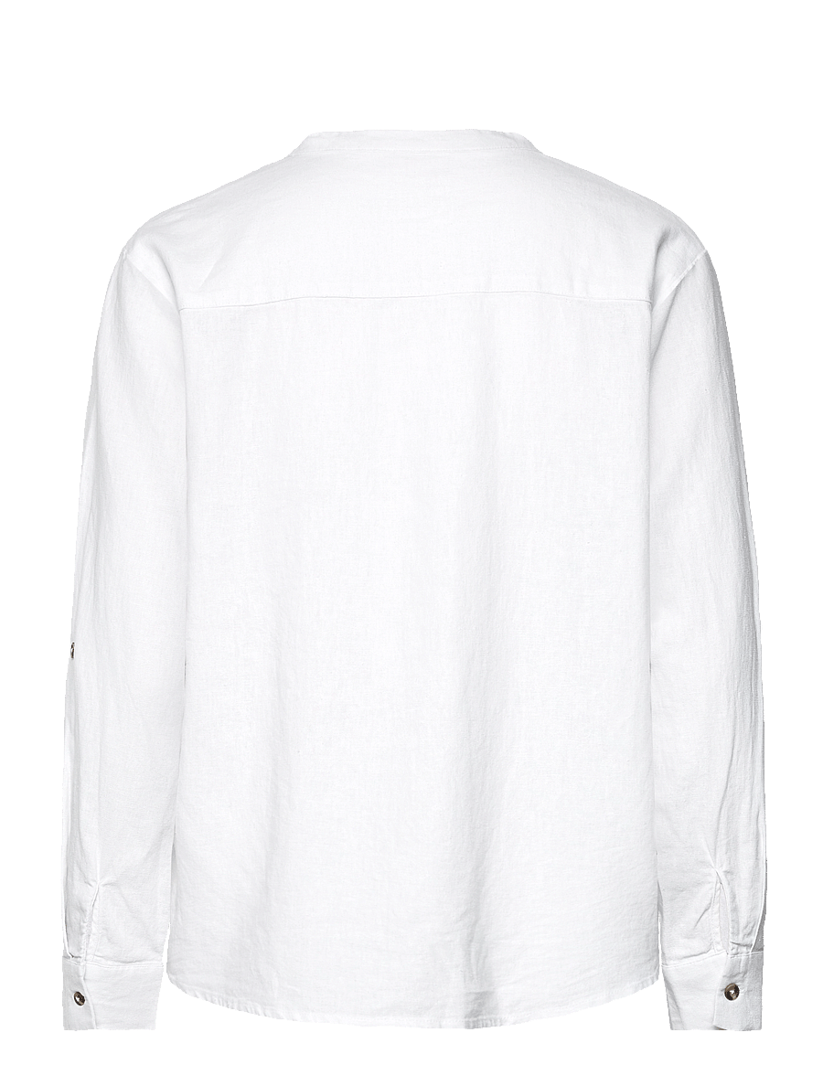 FREE/QUENT - FQLAVA-SHIRT - leinenhemden - brilliant white - 2