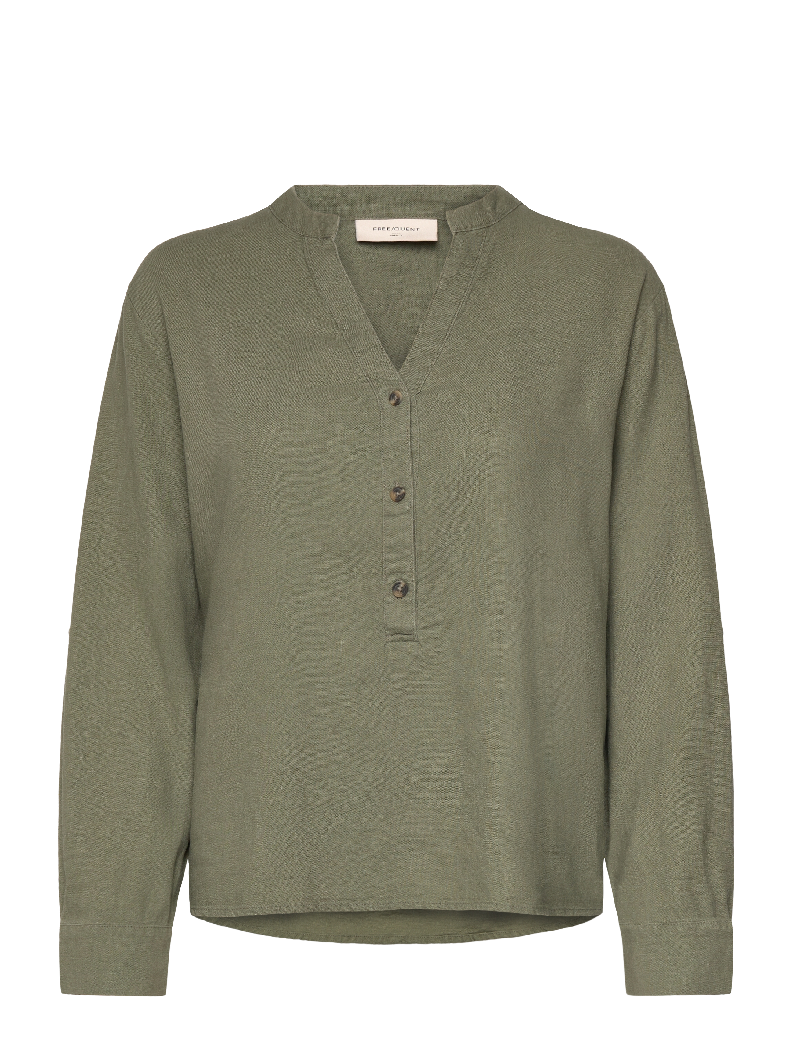 FREE/QUENT FQLAVA-SHIRT - Bluser & Skjorter - DEEP LICHEN GREEN / green