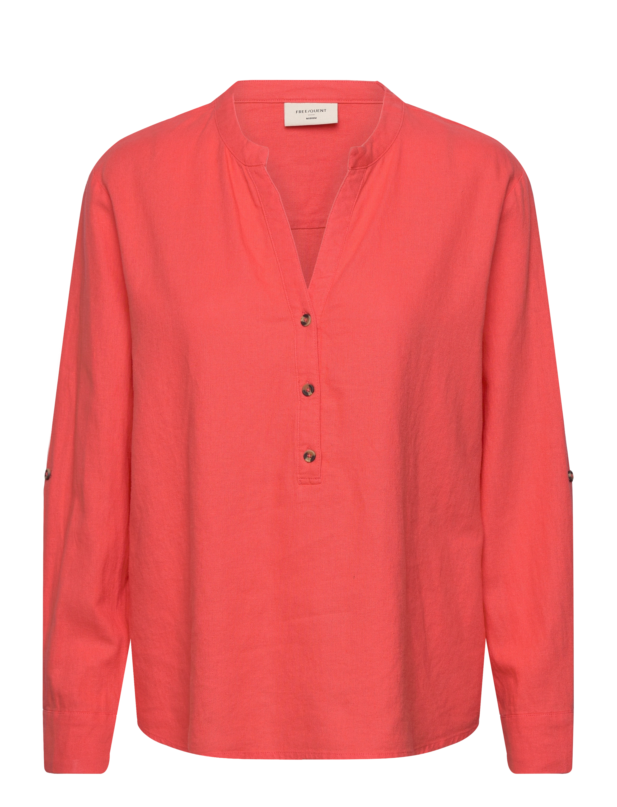 FREE/QUENT FQLAVA-SHIRT - Kläder - HOT CORAL / coral