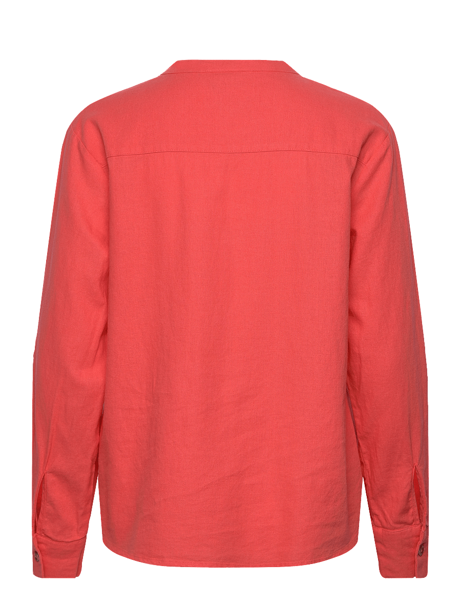 FREE/QUENT - FQLAVA-SHIRT - hørskjorter - hot coral - 1