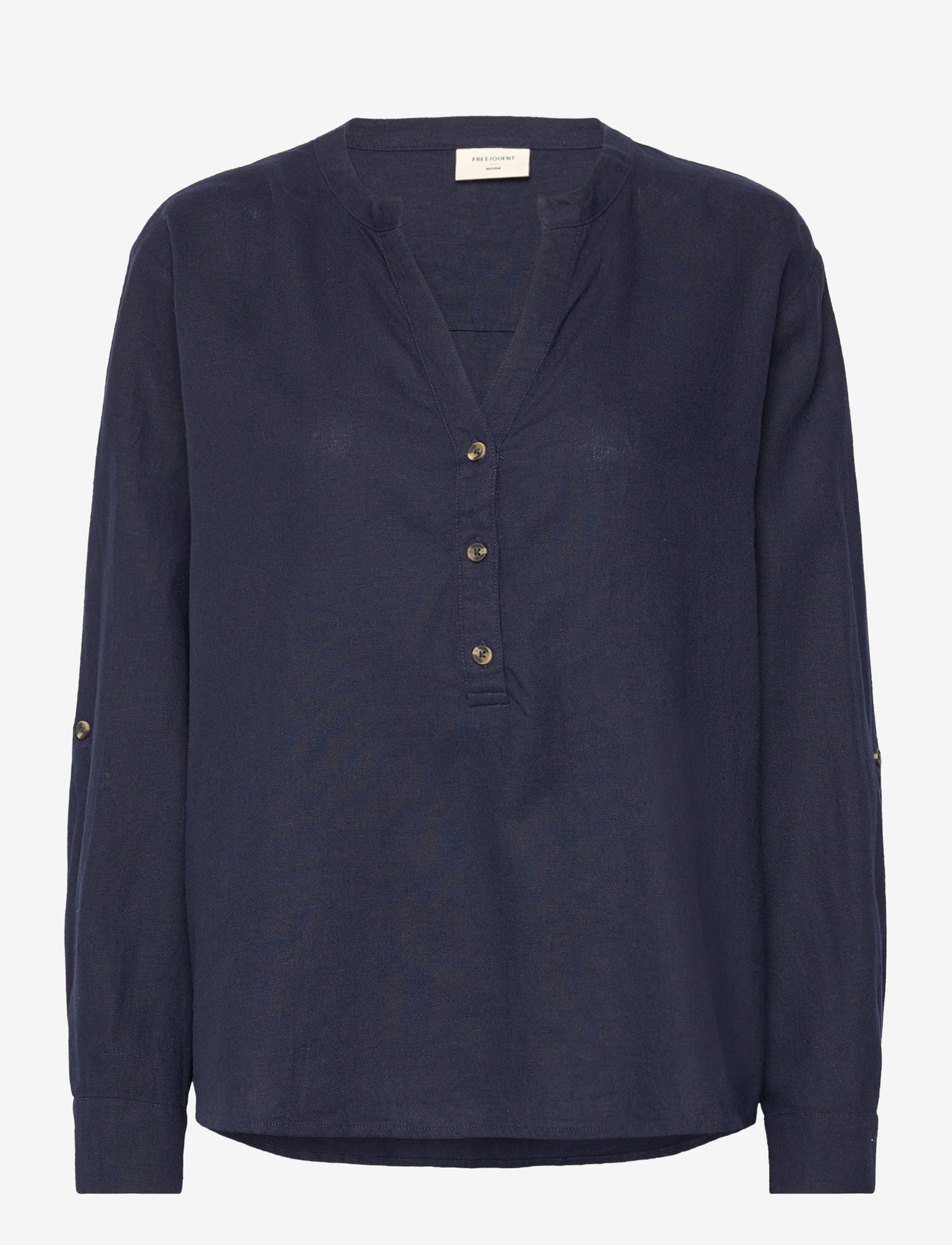 FREE/QUENT - FQLAVA-SHIRT - linased särgid - navy blazer - 0
