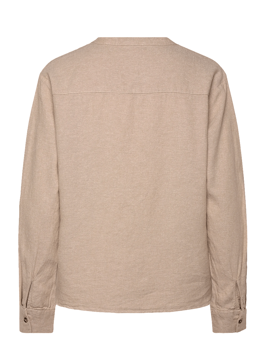 FREE/QUENT - FQLAVA-SHIRT - linen shirts - sand melange - 3