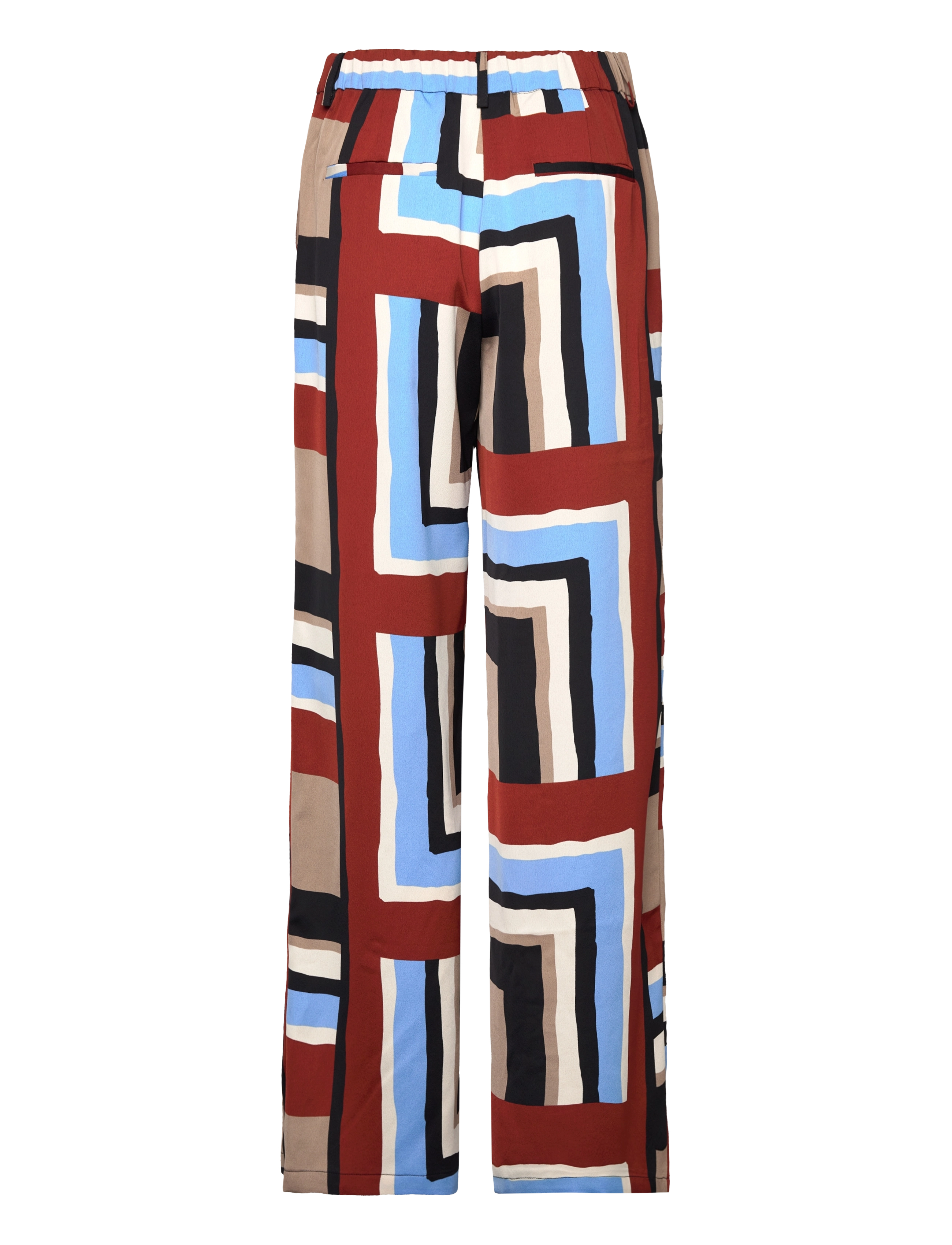 FREE/QUENT - FQSESIL-PANT - burnt henna w. black - 1