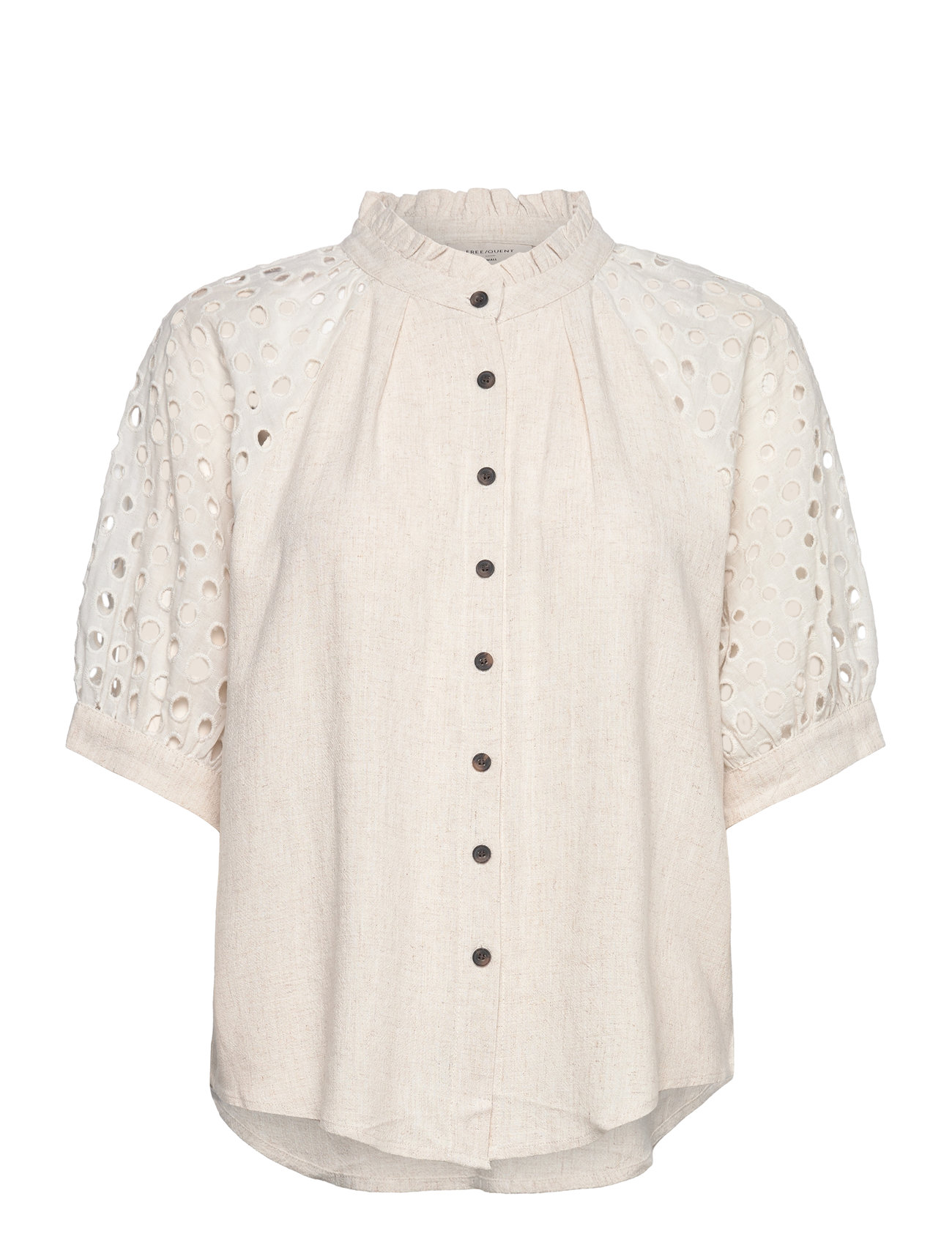 FREE/QUENT - FQLARA-BLOUSE - moonbeam melange - 0