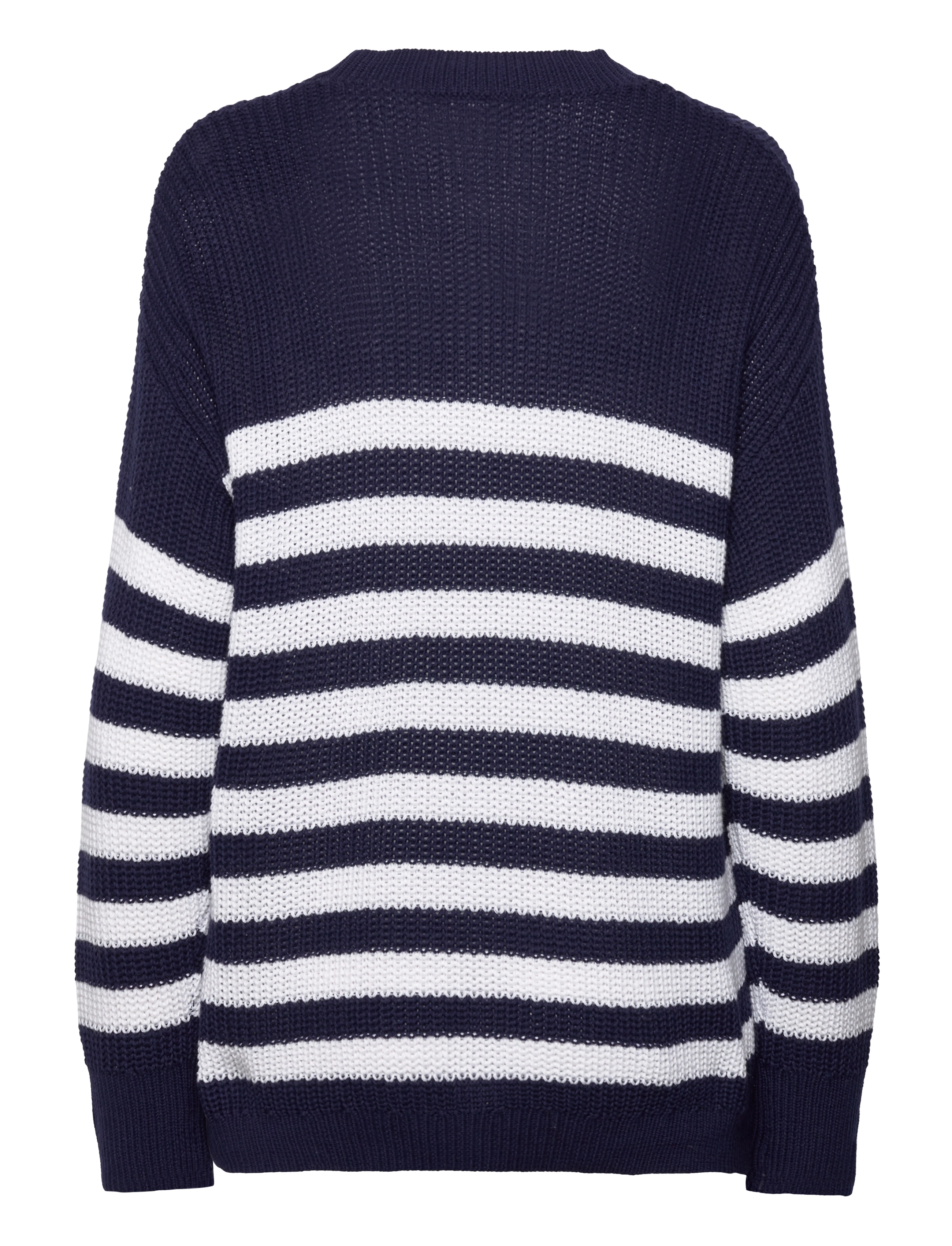 FREE/QUENT - FQIBEN-PULLOVER - jumpers - navy blazer w. brilliant white - 1