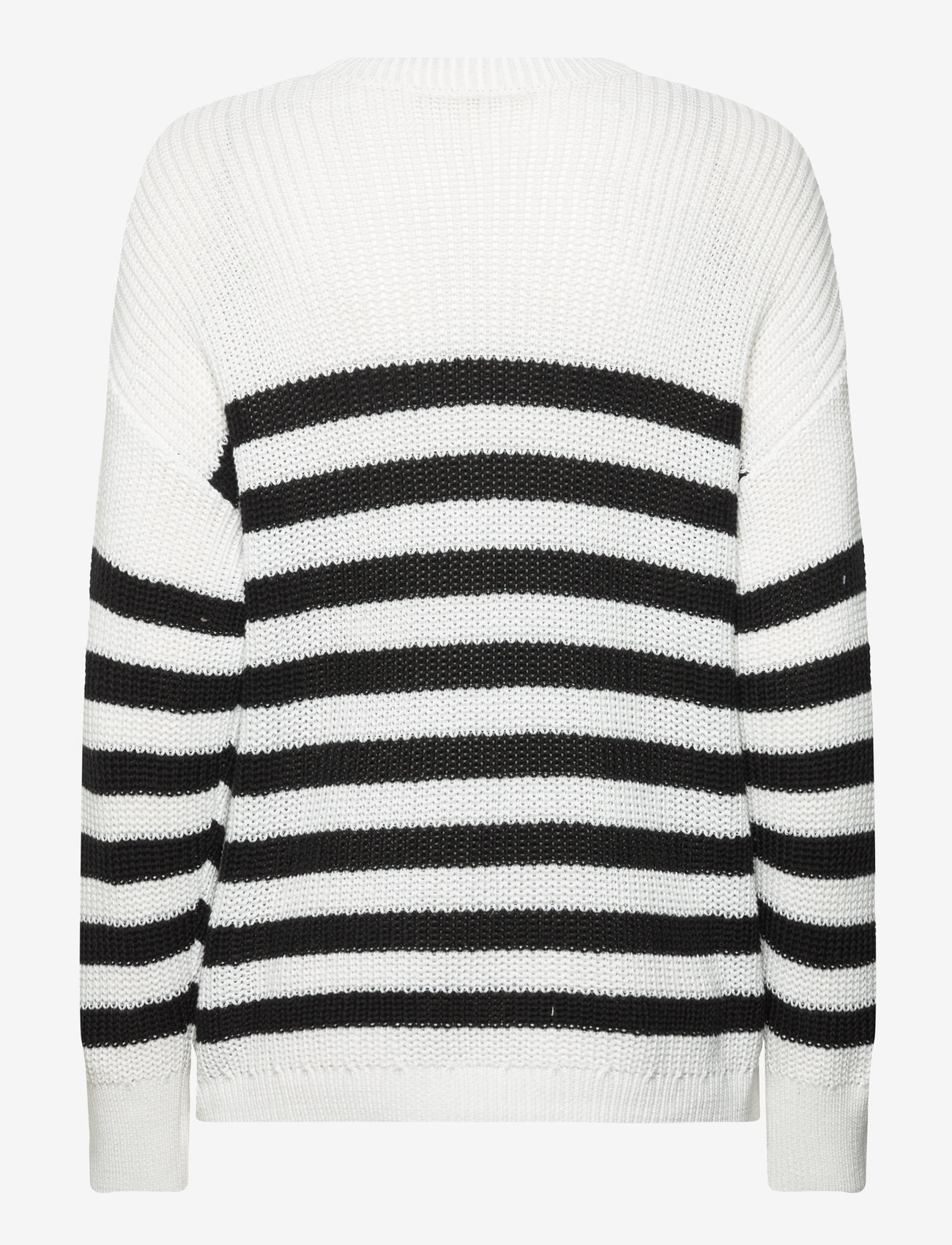 FREE/QUENT - FQIBEN-PULLOVER - efterårstøj - brilliant white w. black - 1