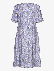 FREE/QUENT - FQCAREY-DRESS - summer dresses - chambray blue w. navy blazer - 1
