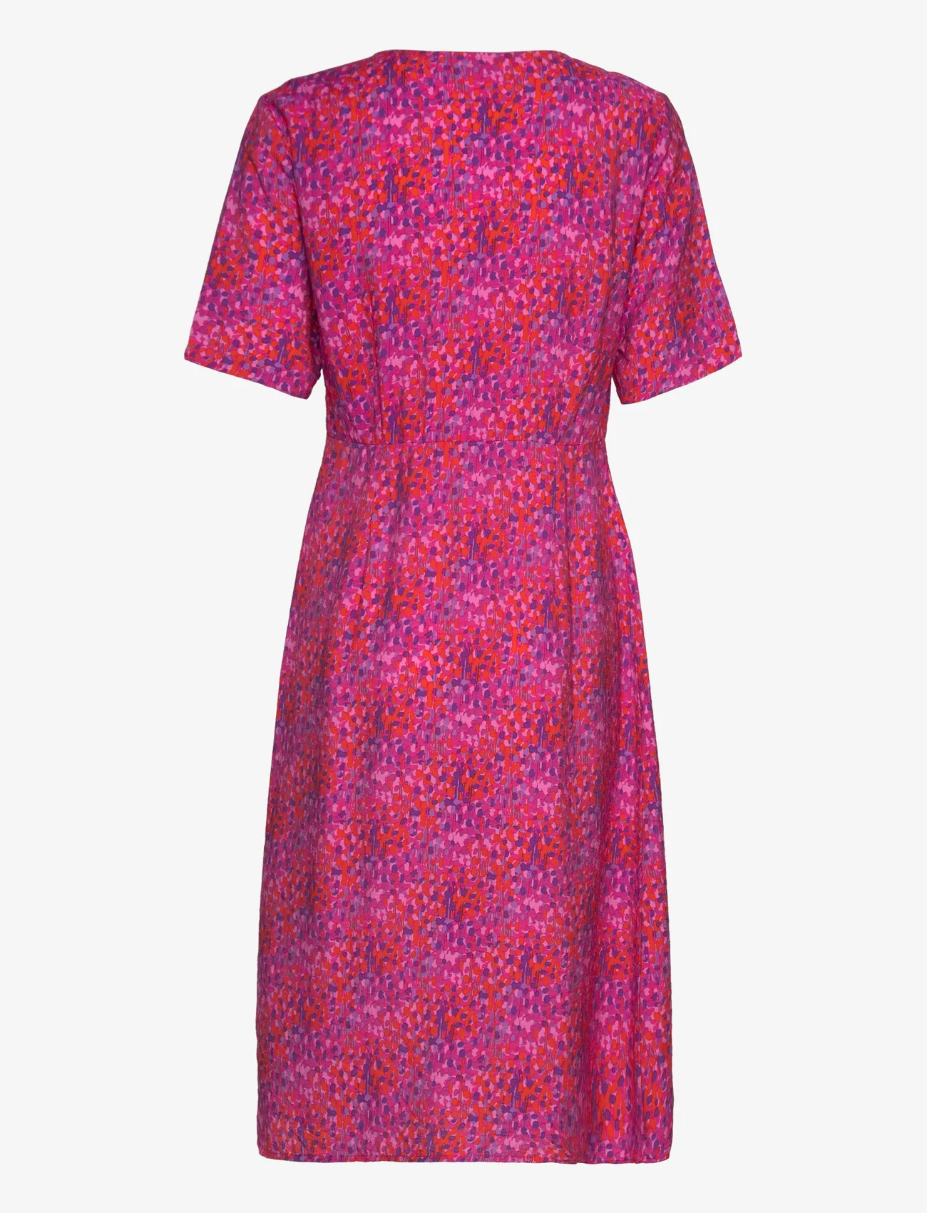 FREE/QUENT - FQCAREY-DRESS - laveste priser - fuchsia red w. phlox pink - 1