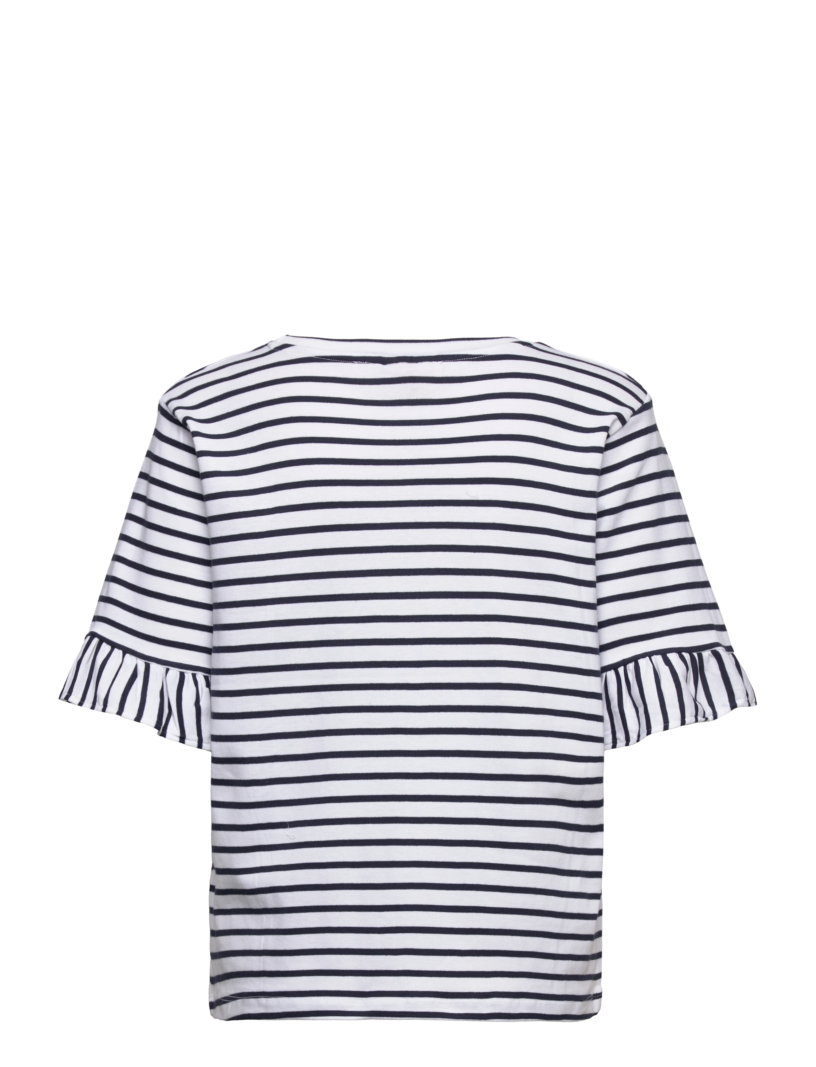 FREE/QUENT - FQMARLINE-TEE - brilliant white w. navy blazer - 2