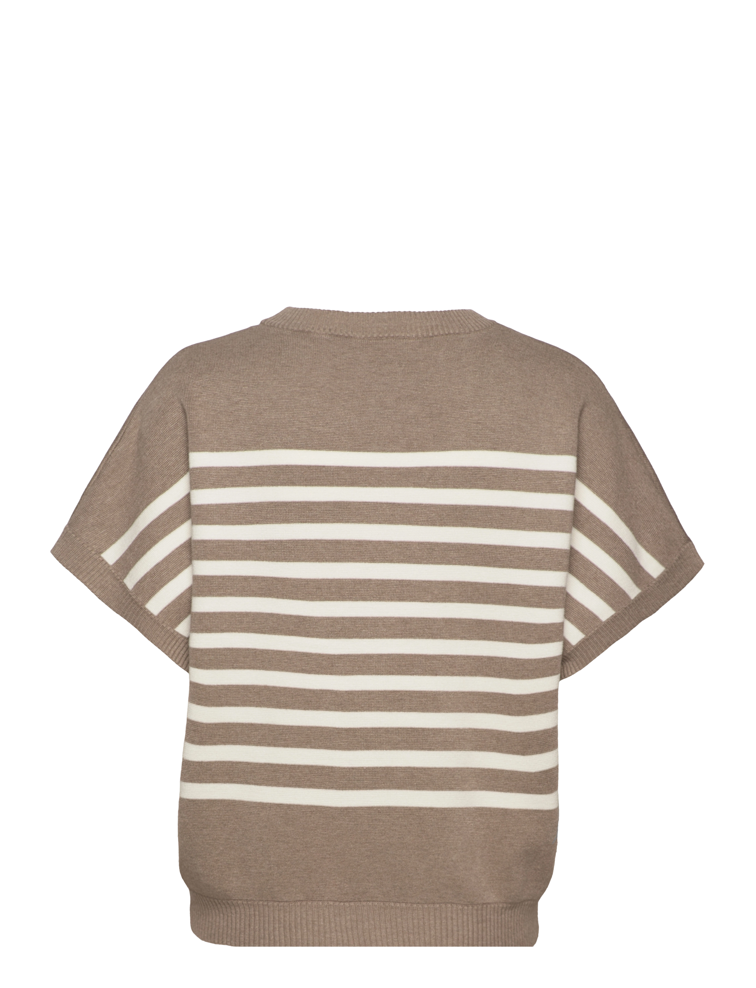 FREE/QUENT - FQANI-PULLOVER - desert taupe w. off-white - 1