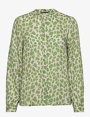 FREE/QUENT - FQADNEY-BLOUSE - bluzki z długimi rękawami - moonbeam w. piquant green - 0