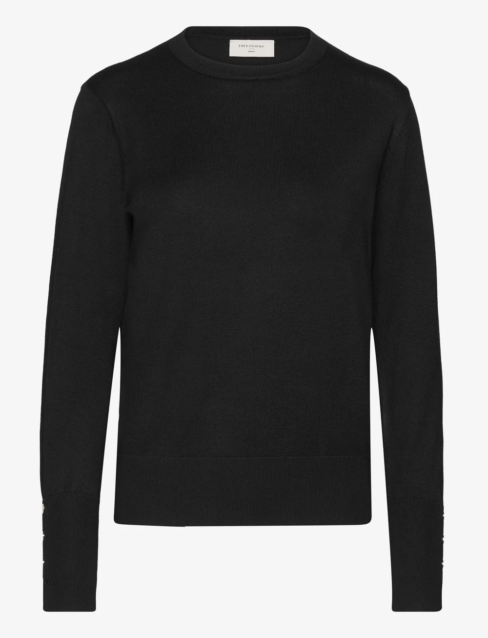 FREE/QUENT - FQKATIE-PULLOVER - stickade tröjor - black - 0