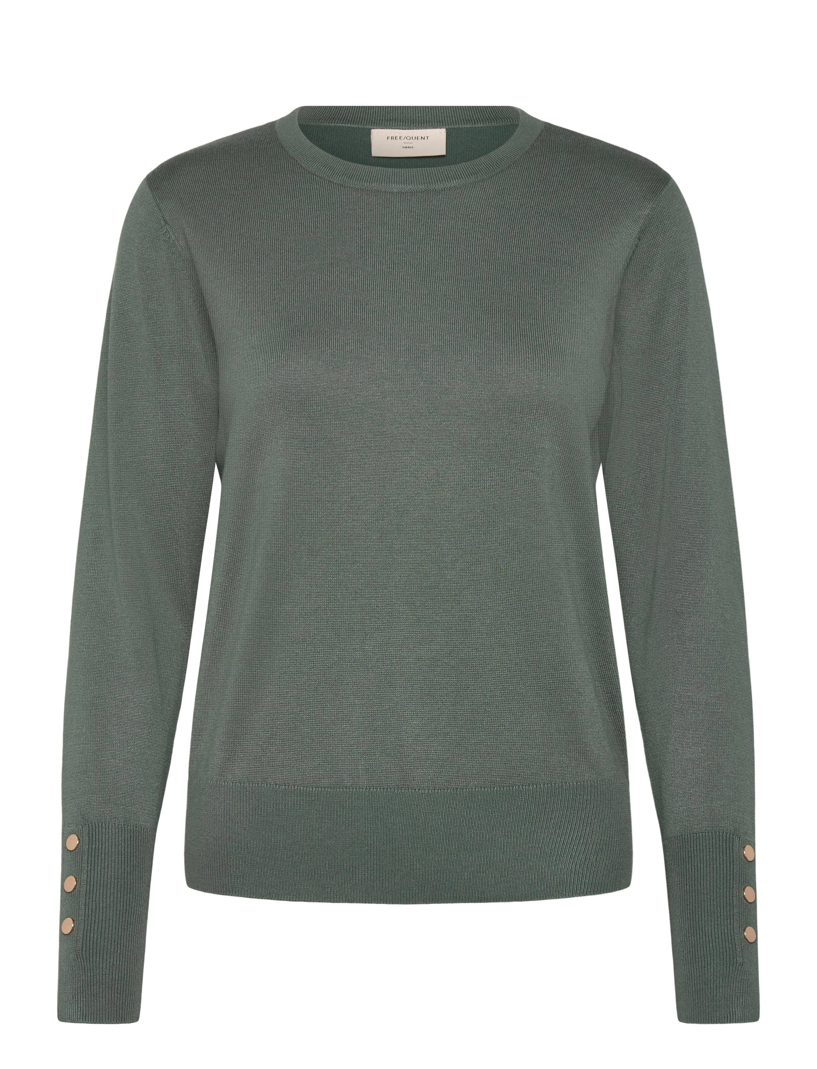 FREE/QUENT FQKATIE-PULLOVER - Transitional Layering - DARK FOREST / khaki/green