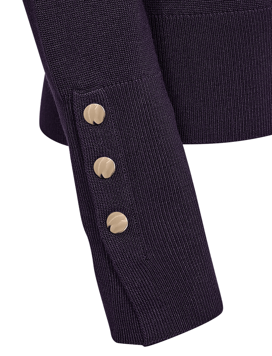 FREE/QUENT - FQKATIE-PULLOVER - stickade tröjor - nightshade - 2